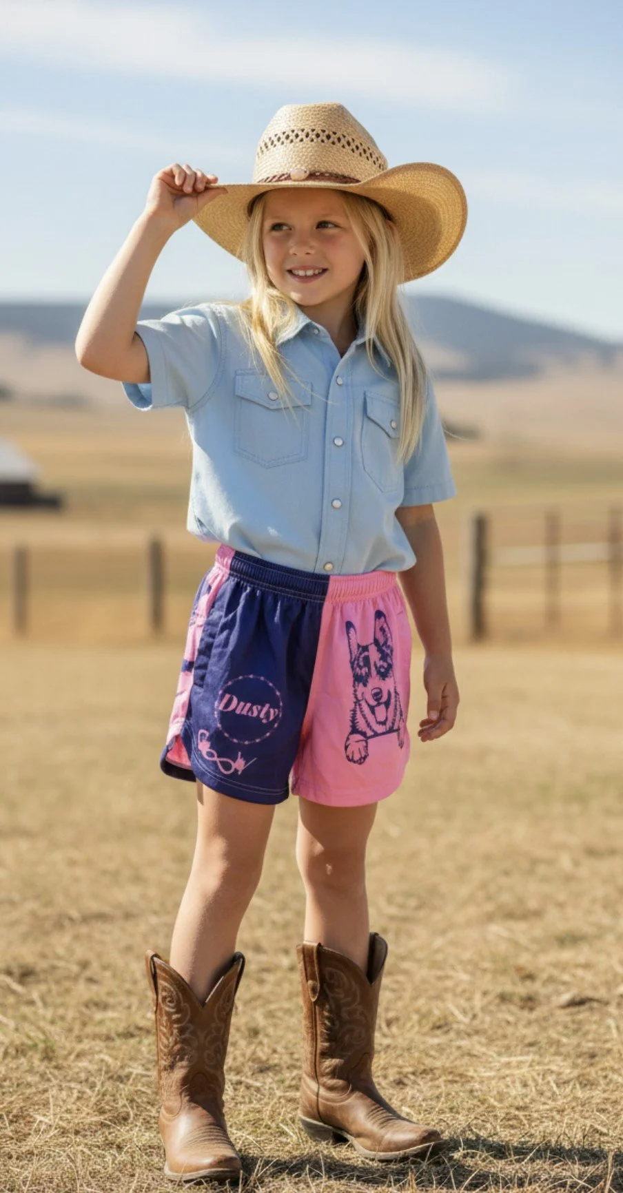Blue Dog Shorts