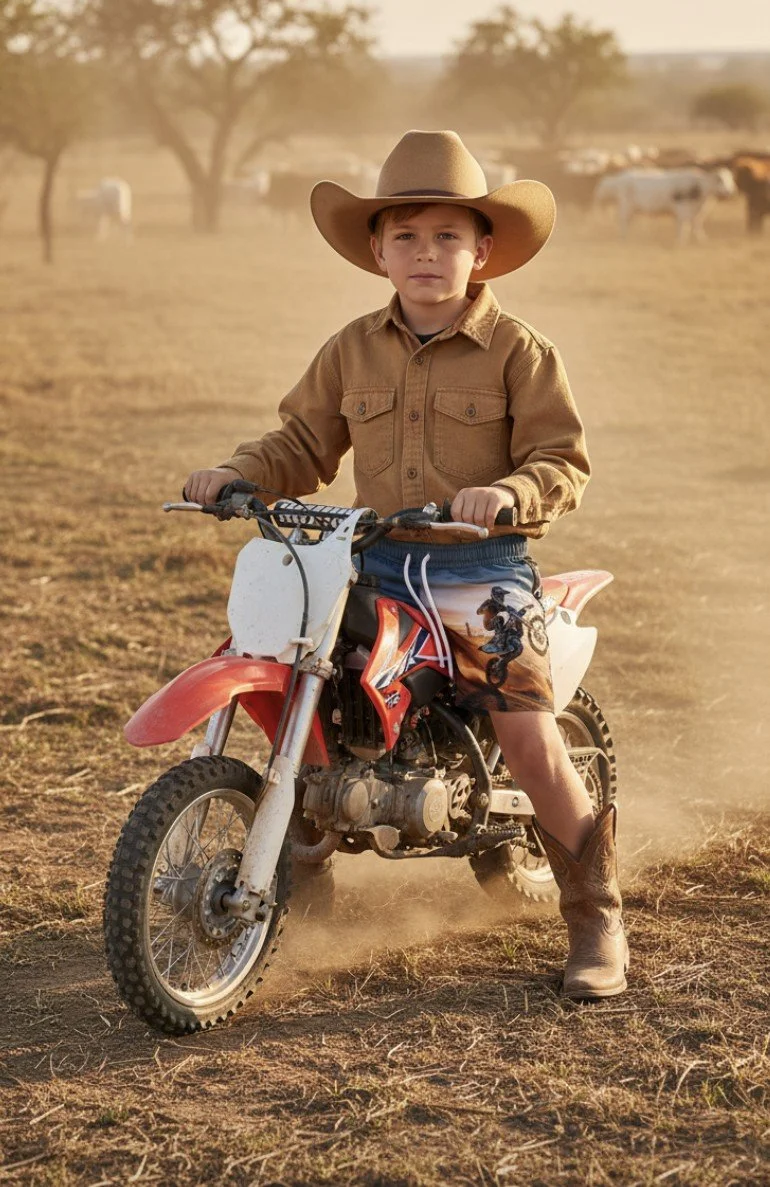 Kids' Motocross Adventure Shorts