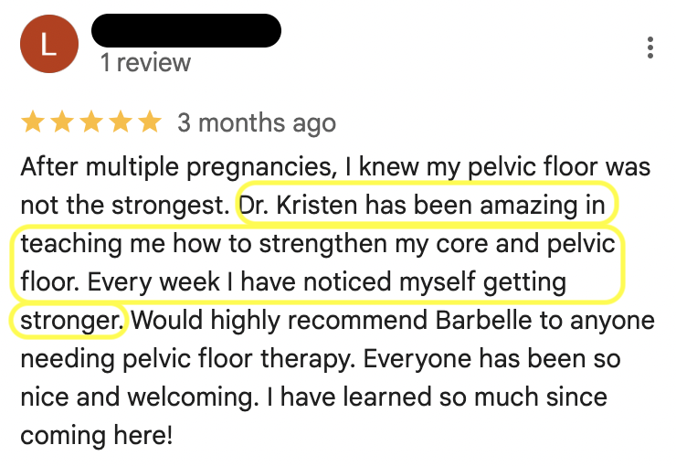 barbelle pelvic rehab, canton GA, pelvic floor physical therapy, holly springs, GA, Woodstock GA