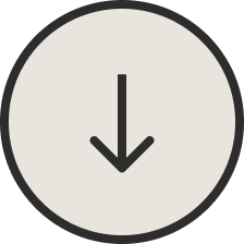 Downward pointing arrow in a circle
