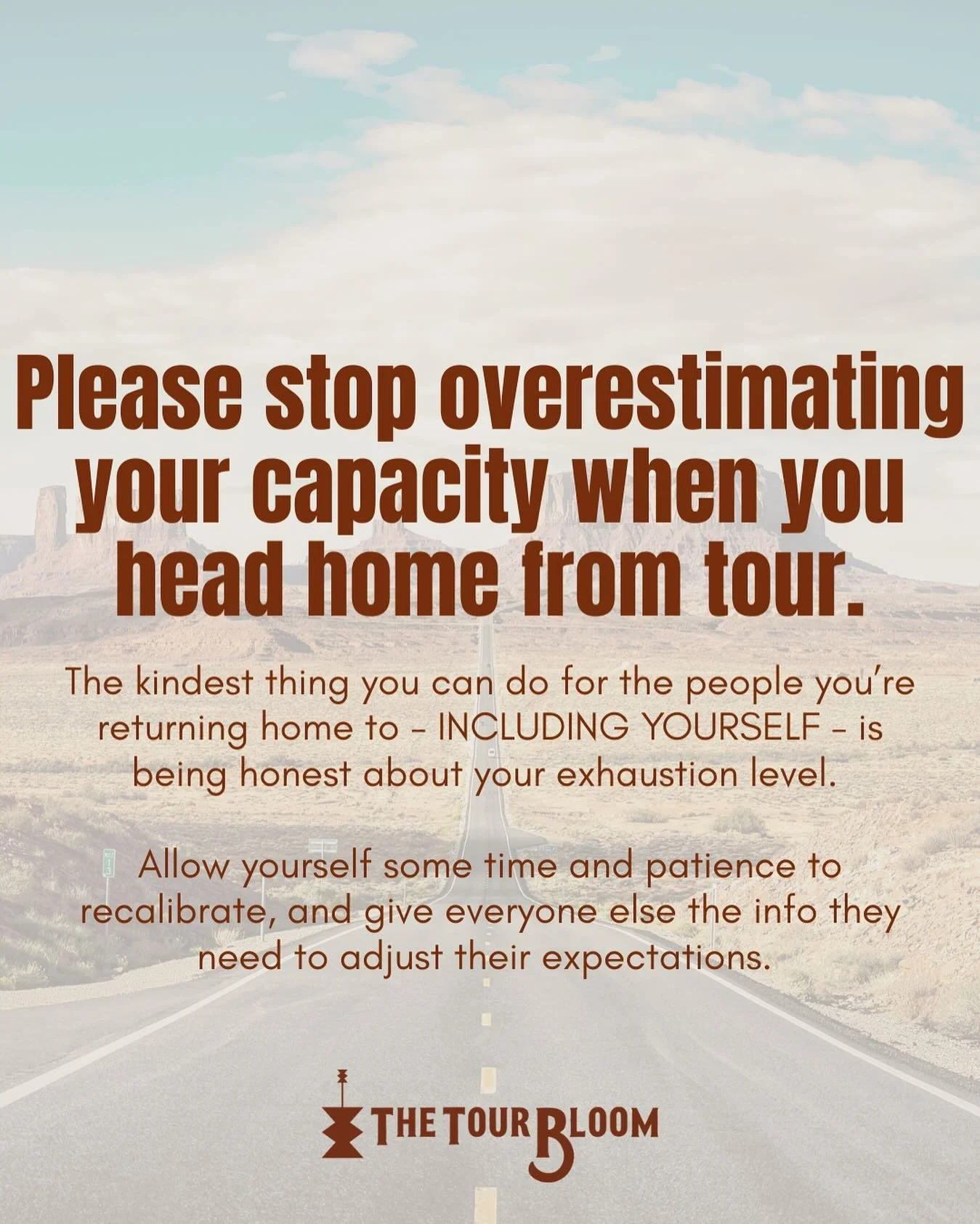 The kindest thing you can do for the people you’re returning home to - INCLUDING YOURSELF - is being honest about your exhaustion level. 
Allow yourself some time and patience to recalibrate, and give everyone else the info they need to adjust