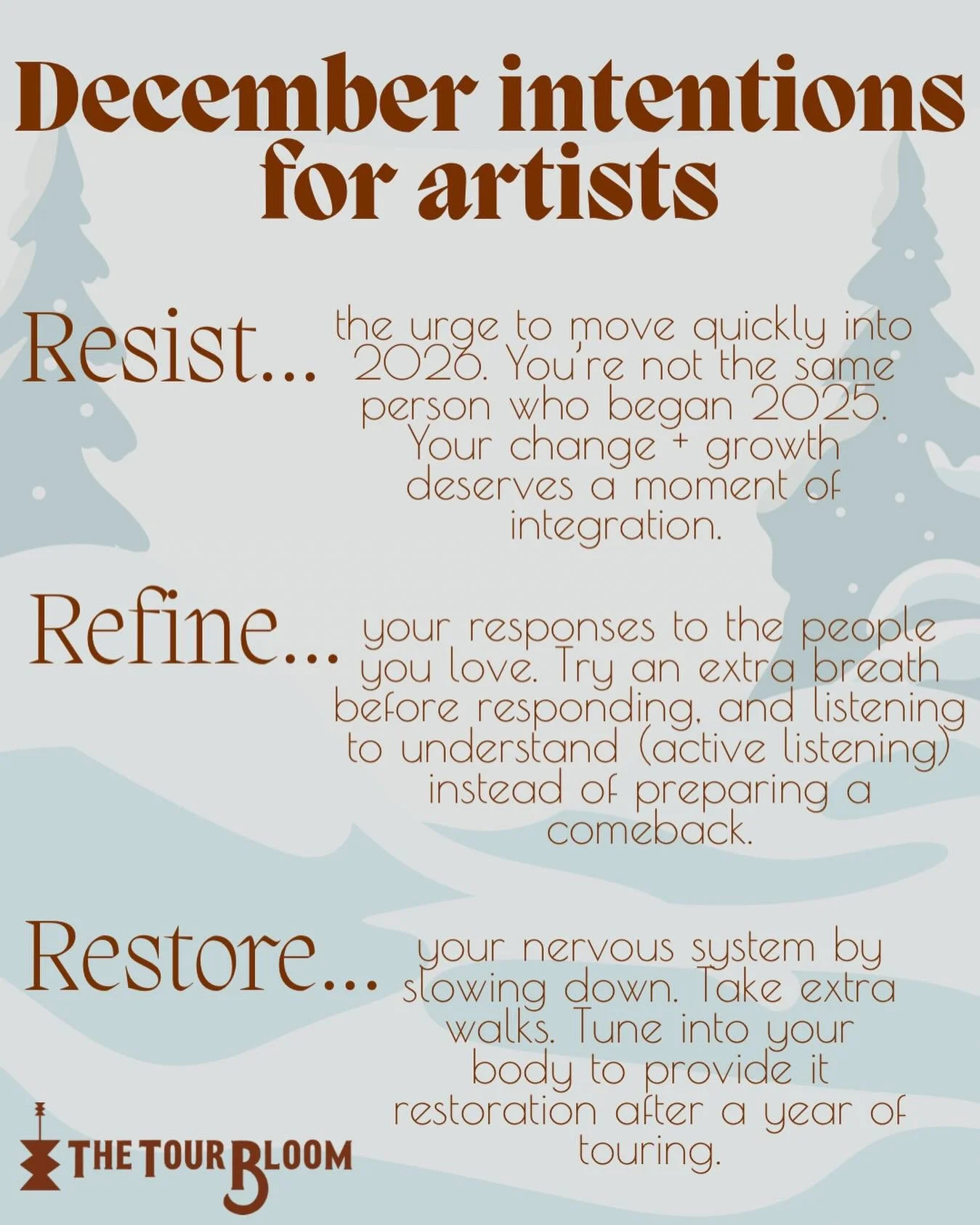 Stuff to sit with this month🩵🧘❄️