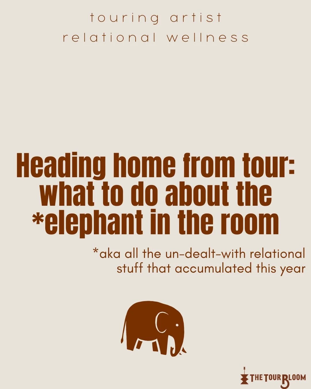 Srsly, the deflection of hard shit throughout the year + amidst all the chaos of touring is a real thing&hellip;  and thennnnn we get to the end of the year and have two minutes of downtime and we&rsquo;re smacked in the face with everything we&rsquo