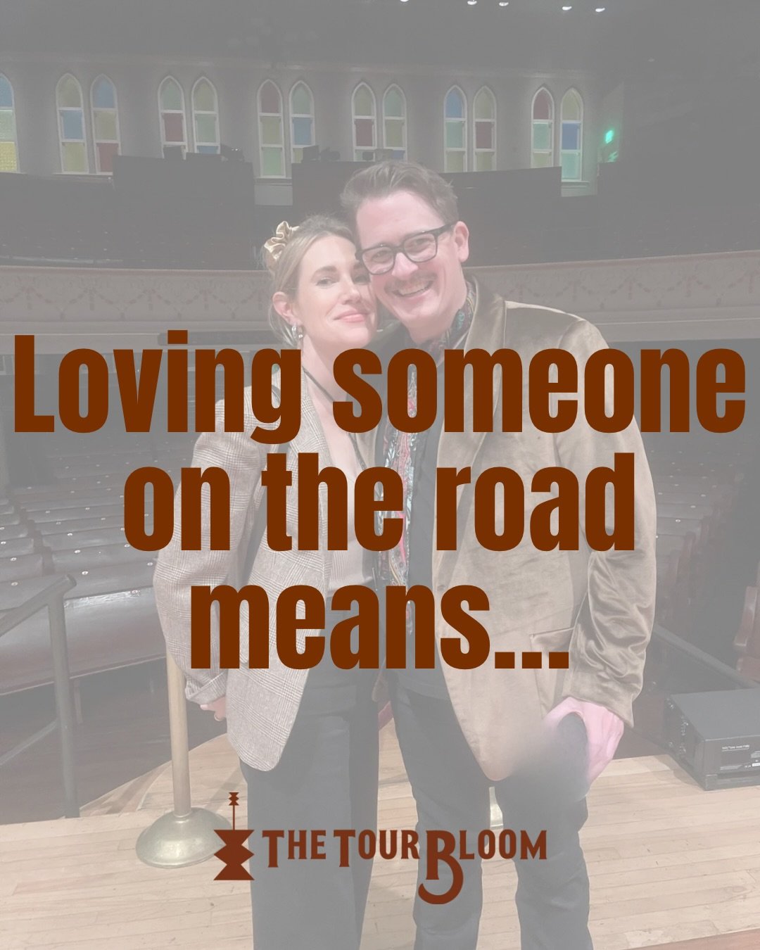 Loving someone on the road means&hellip;
.
.
.
.
#thetourbloom #touringlifestyle #touringpartner