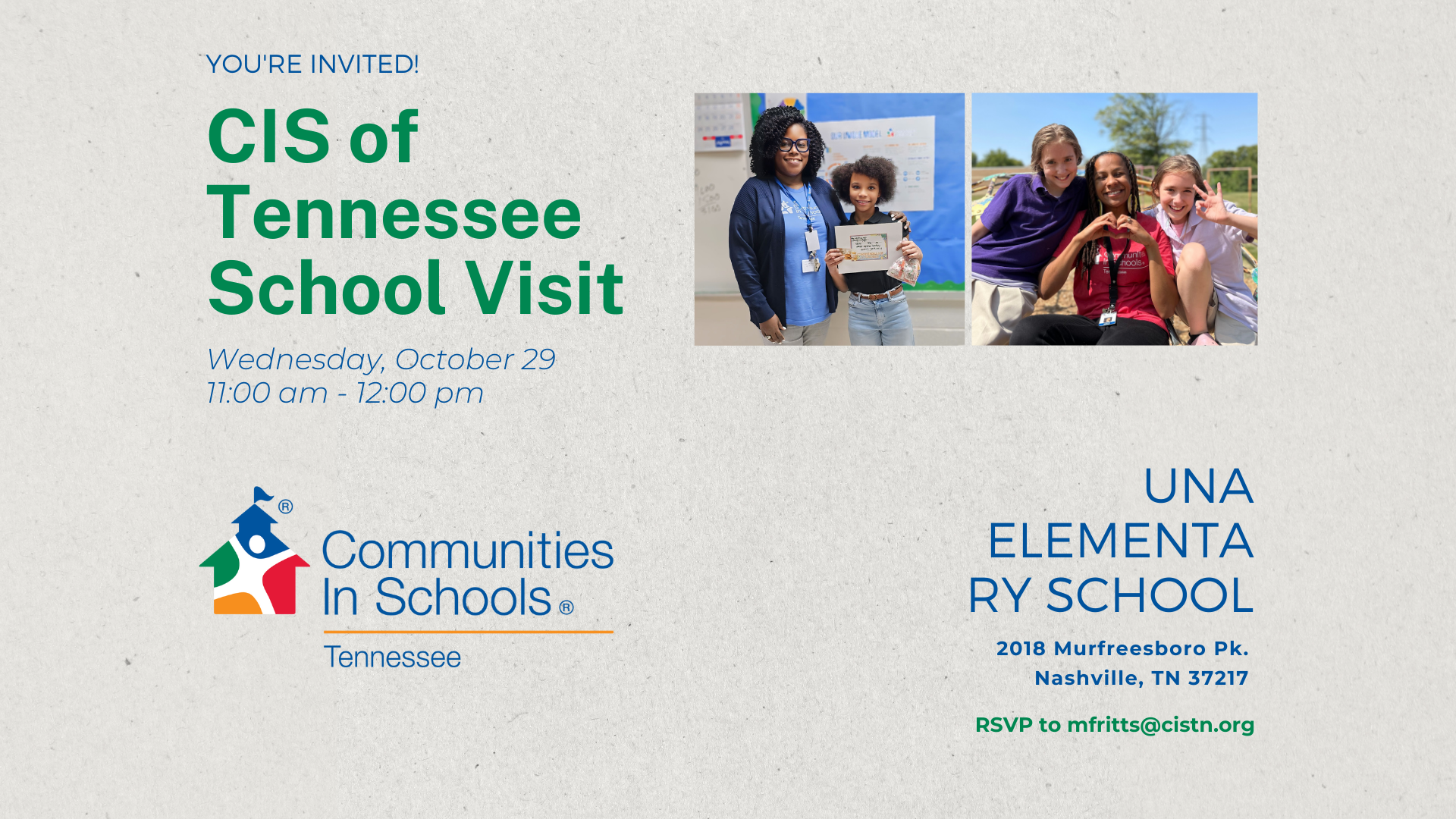 Nashville School Visit - Una Elementary School