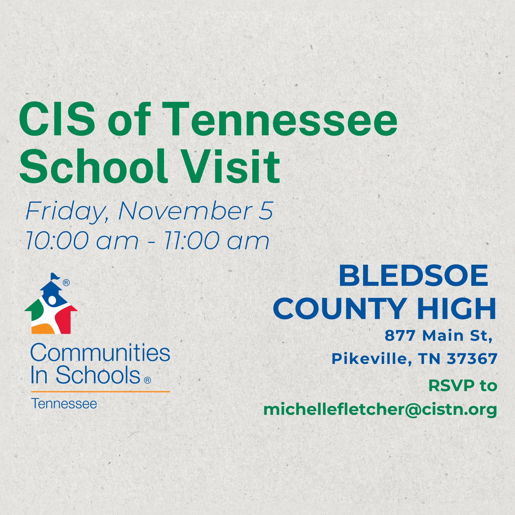 Bledsoe County High School Visit