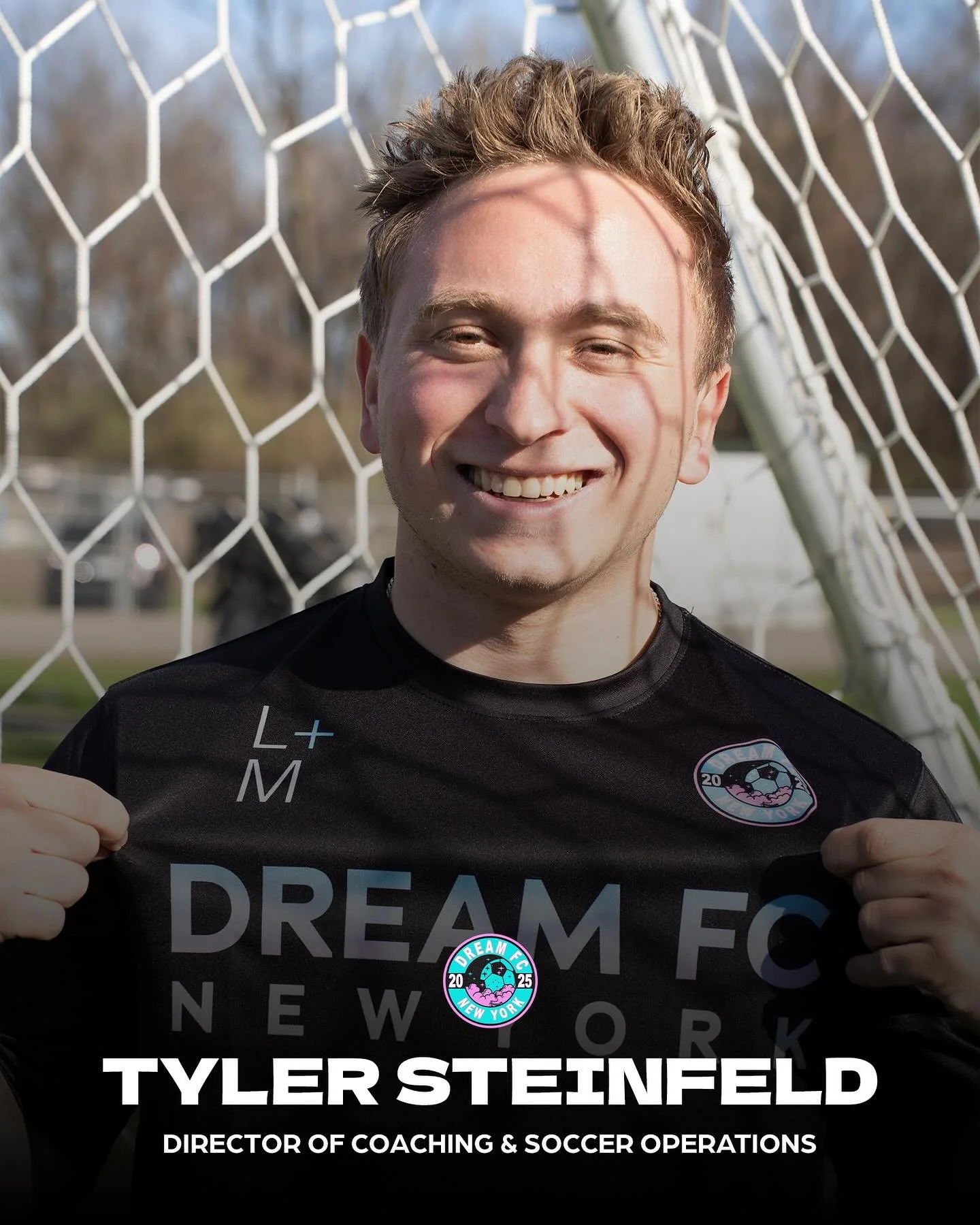 Meet Co-Founder Tyler Steinfeld &mdash; Director of Coaching &amp; Soccer Operations at Dream FC.

Tyler is a passionate and dedicated coach with four years of experience leading the boys varsity soccer program at Woodlands High School. His love for 