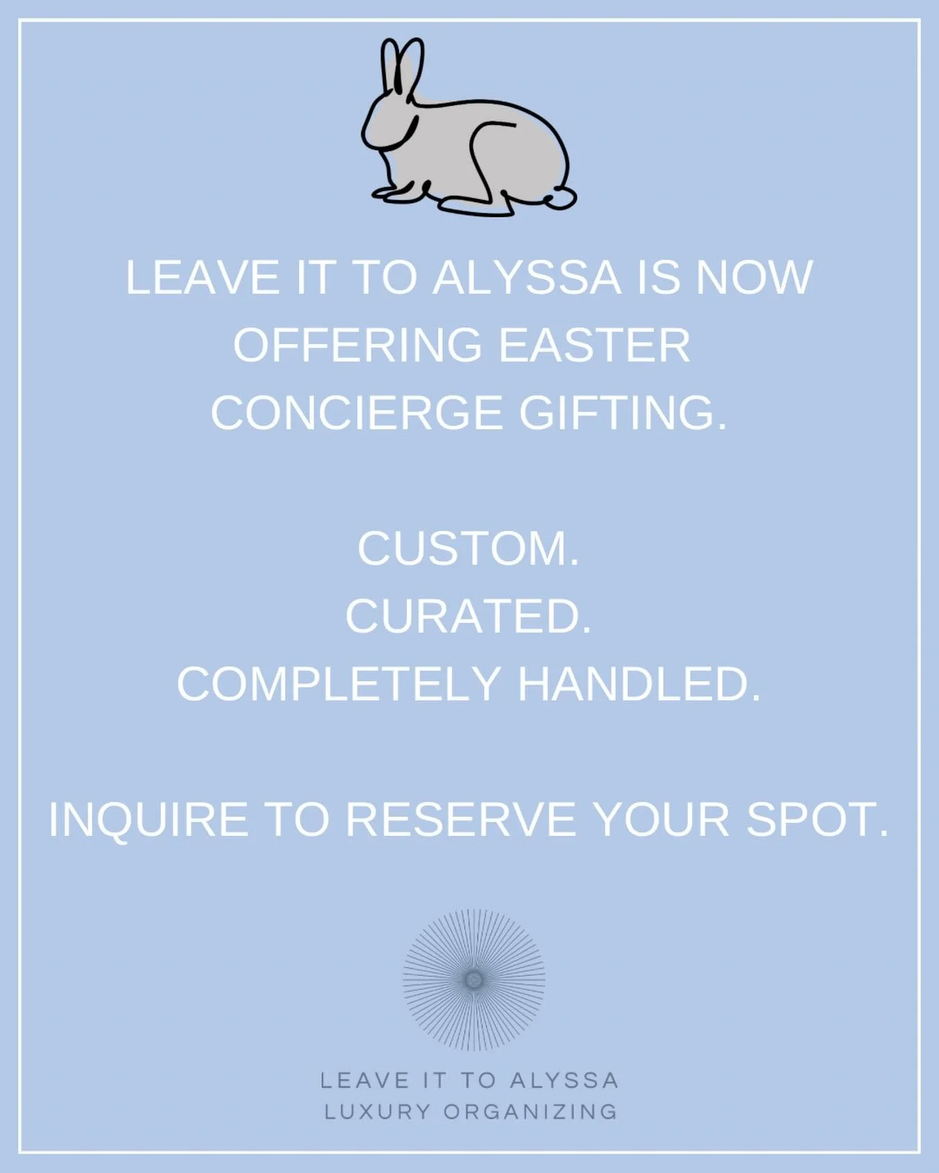 Let me take Easter off your to-do list. Thoughtfully curated baskets, beautifully styled and completely handled for you. Message me to reserve yours!