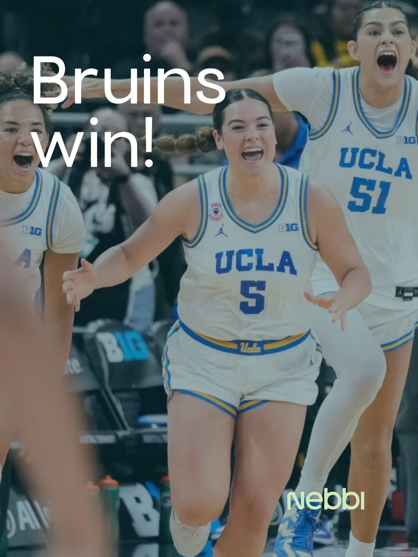 Proud to support the women who compete at the highest level &mdash; on and off the court. Go Bruins. Congratulations Champs! 🐻💙 #UCLA #NCAAwbb #uclawbb