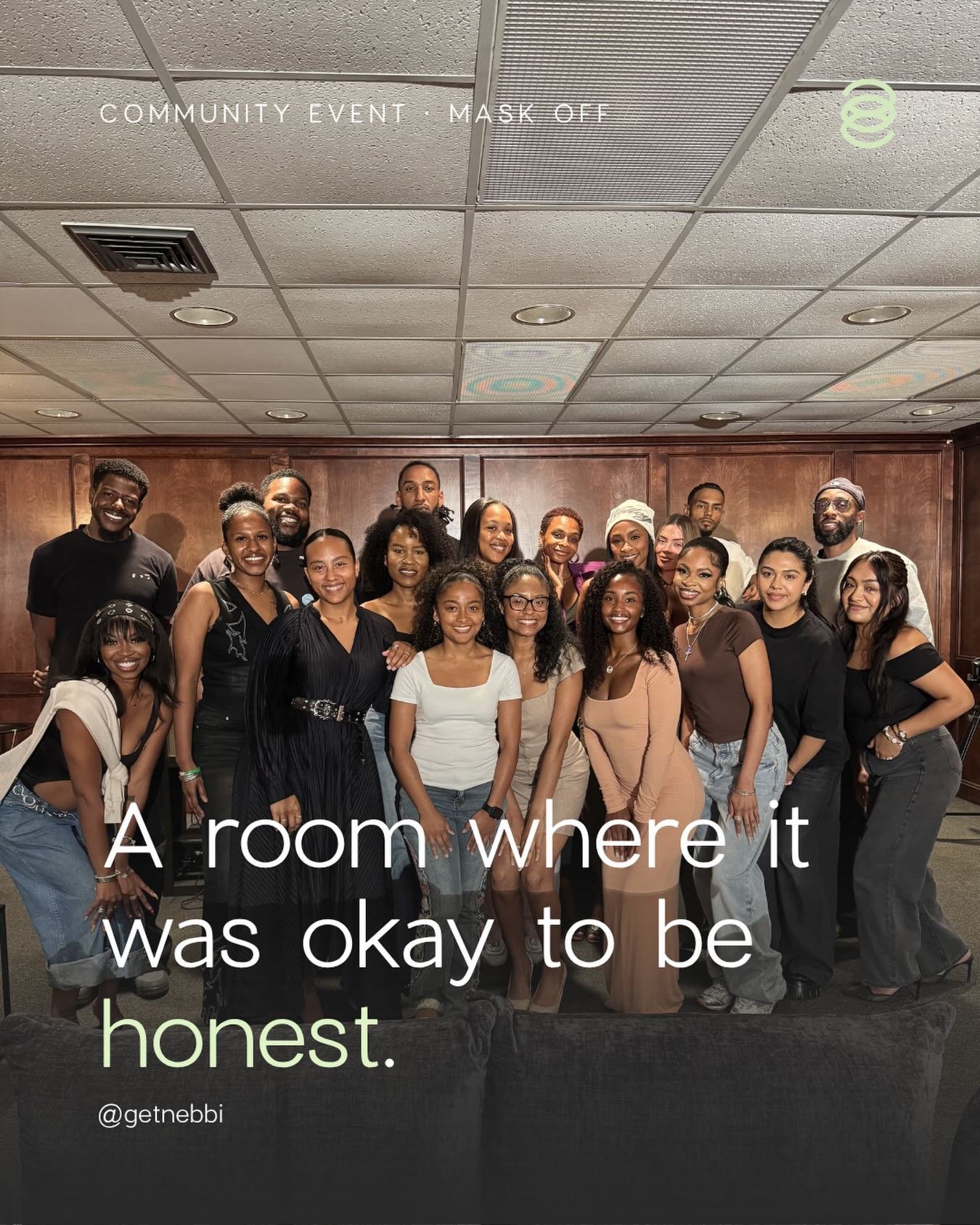 This was the room on June 3rd 🩵

No filters. No performance. Just real people deciding to show up for themselves, and this is what that looked like. Thank you all for coming! 

#nebbi #bigpicturewellness #maskoff #smallsteps #mentalwellness