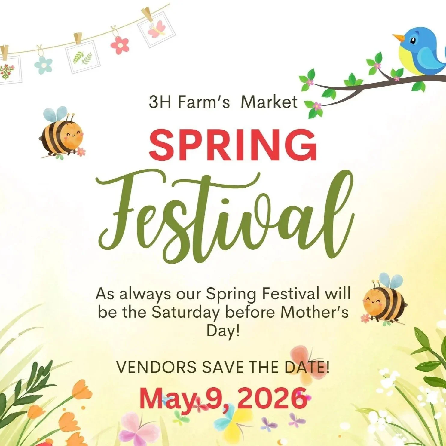 Spring Festival at 3H Farm’s Market