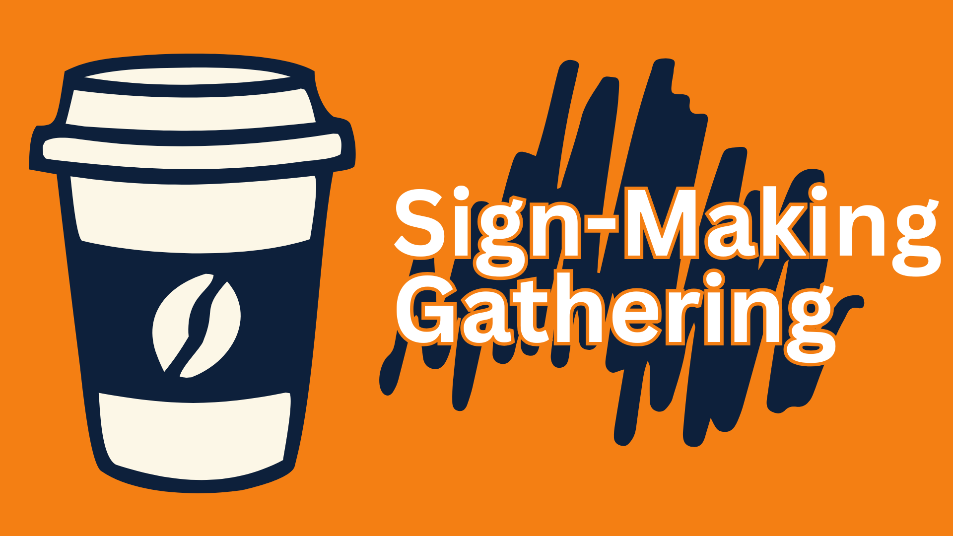 No Kings Sign-Making