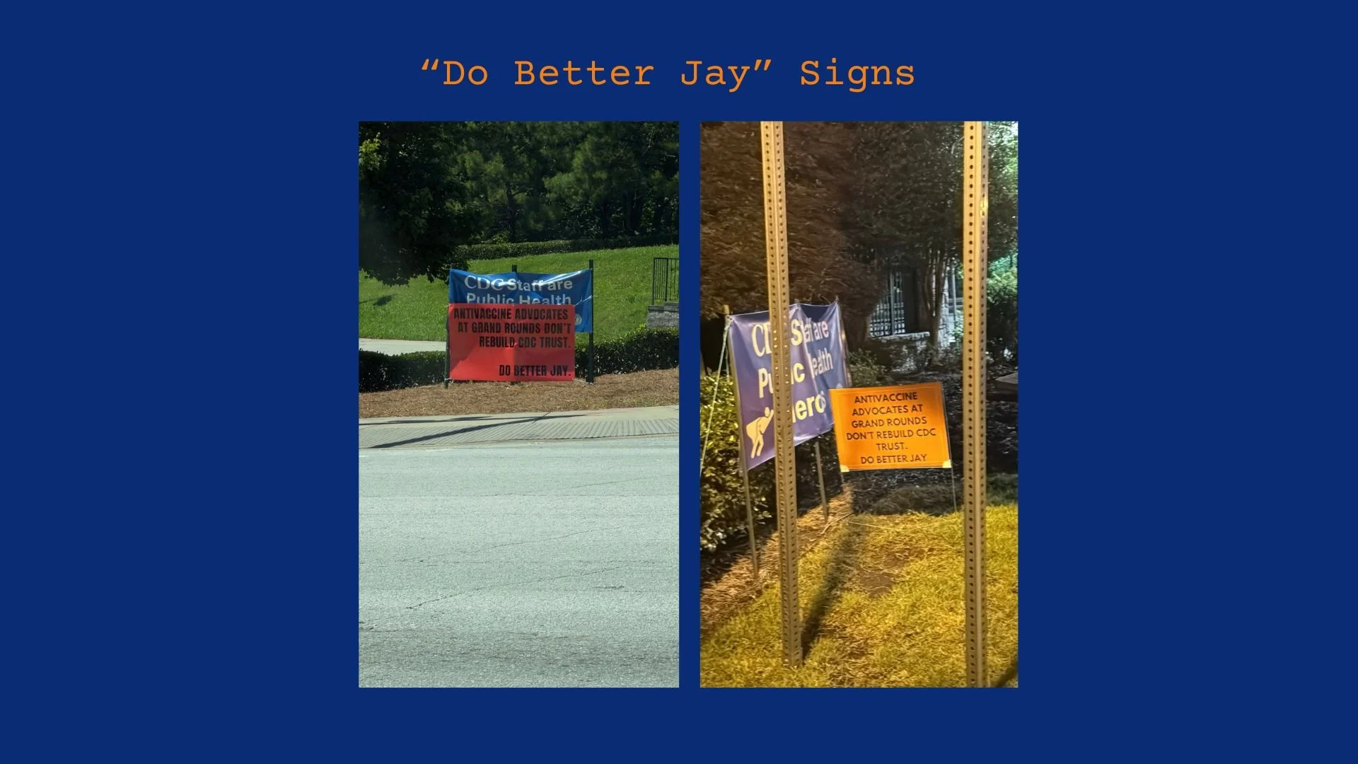 Spoon of the week "Do Better Jay" signs