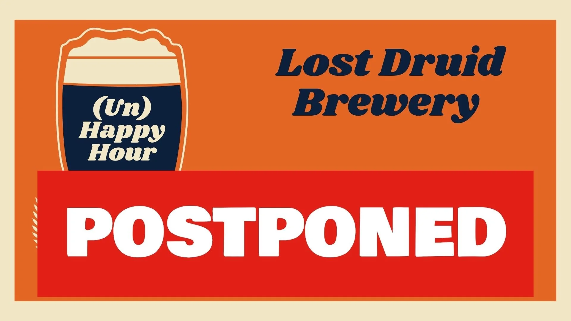 Unhappy hour has been postponed