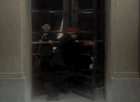 Gif of a revolving door