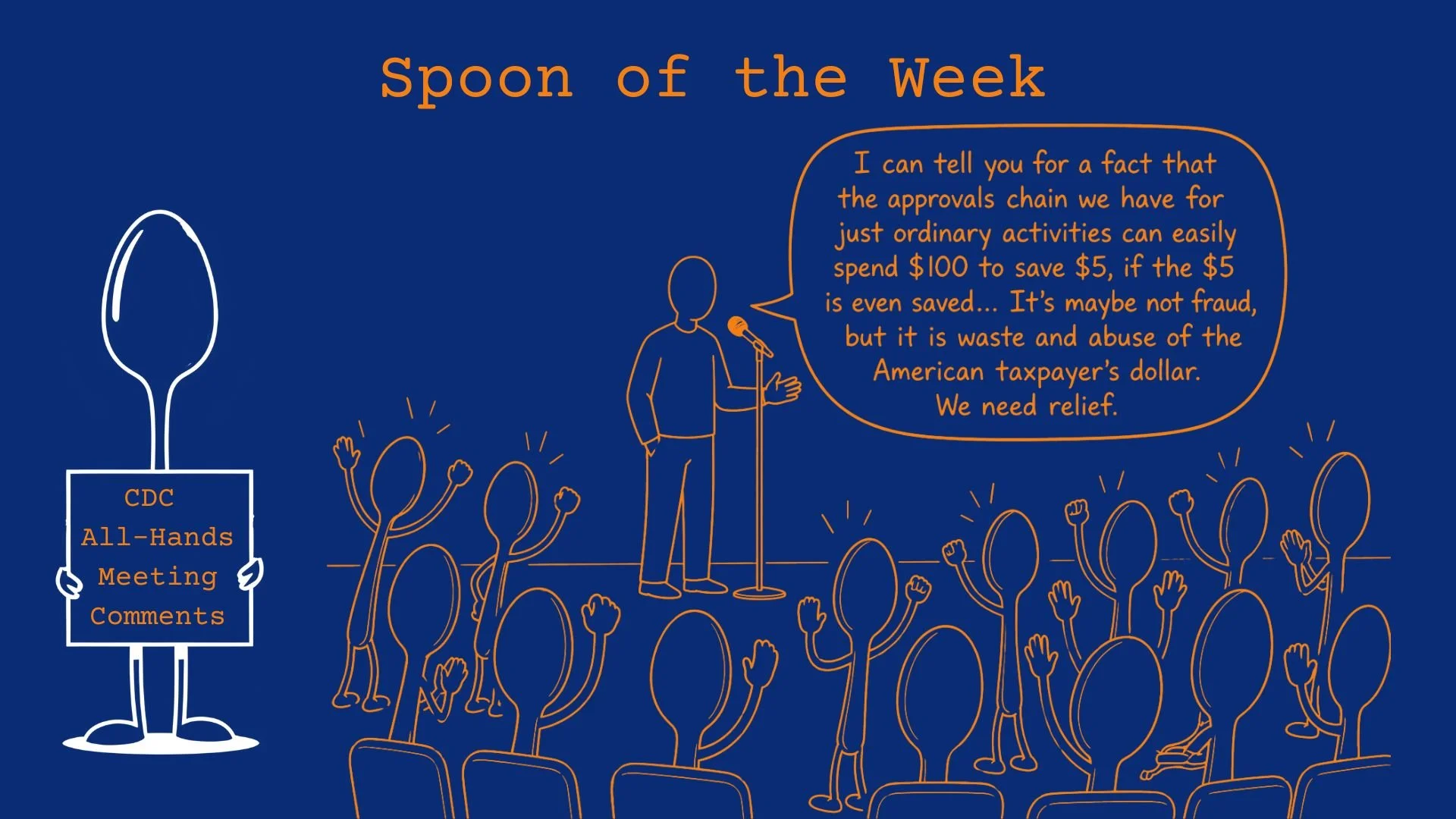 Spoon of the Week: CDC All-Hands Meeting Comments