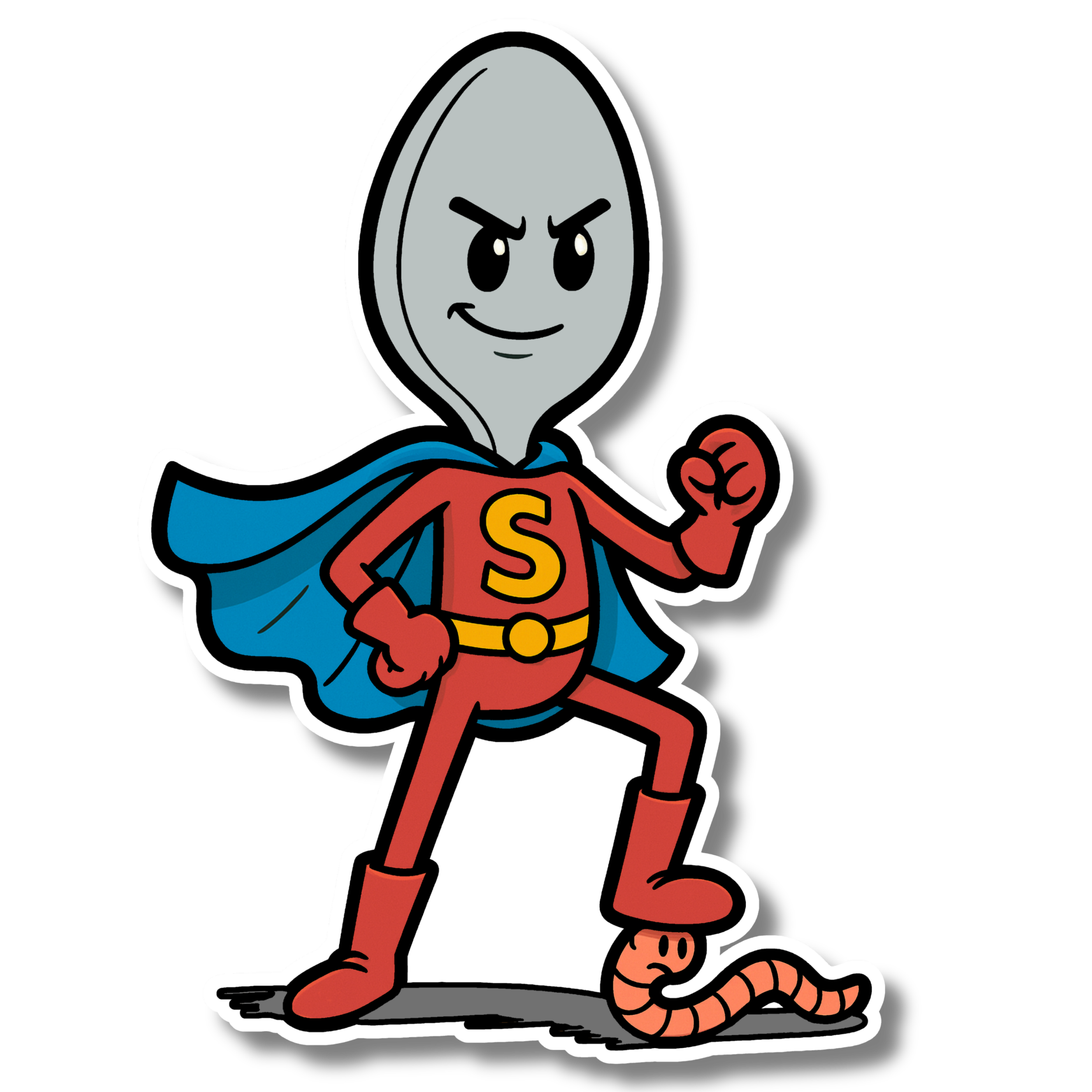 Sticker - Super Spoon — Fired But Fighting