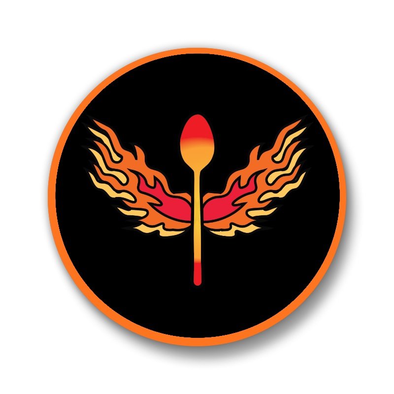 Button - Phoenix Spoon