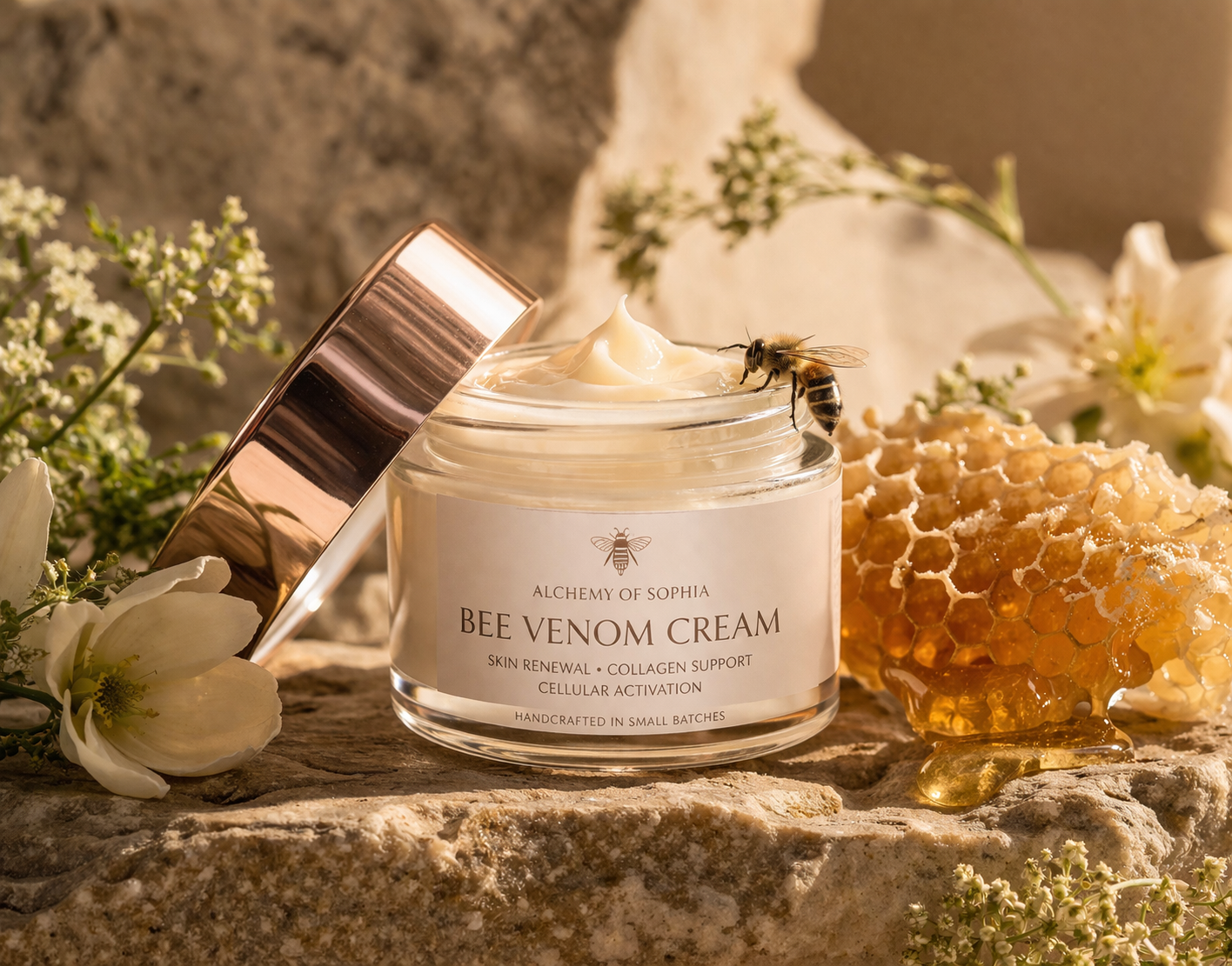 Bee Venom Cream | Skin Renewal, Collagen Support & Cellular Activation