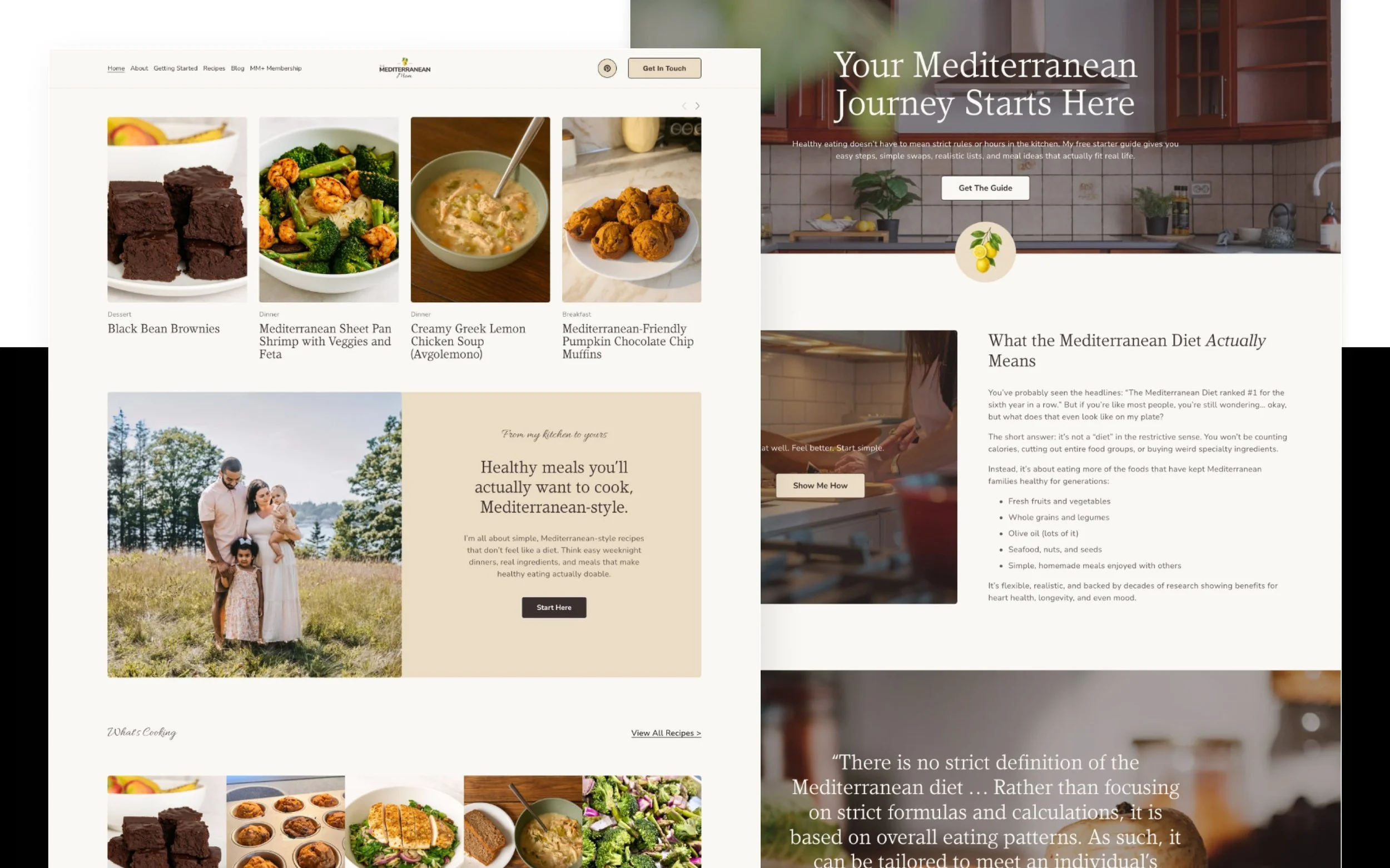 Building The Mediterranean Mom Brand + Website