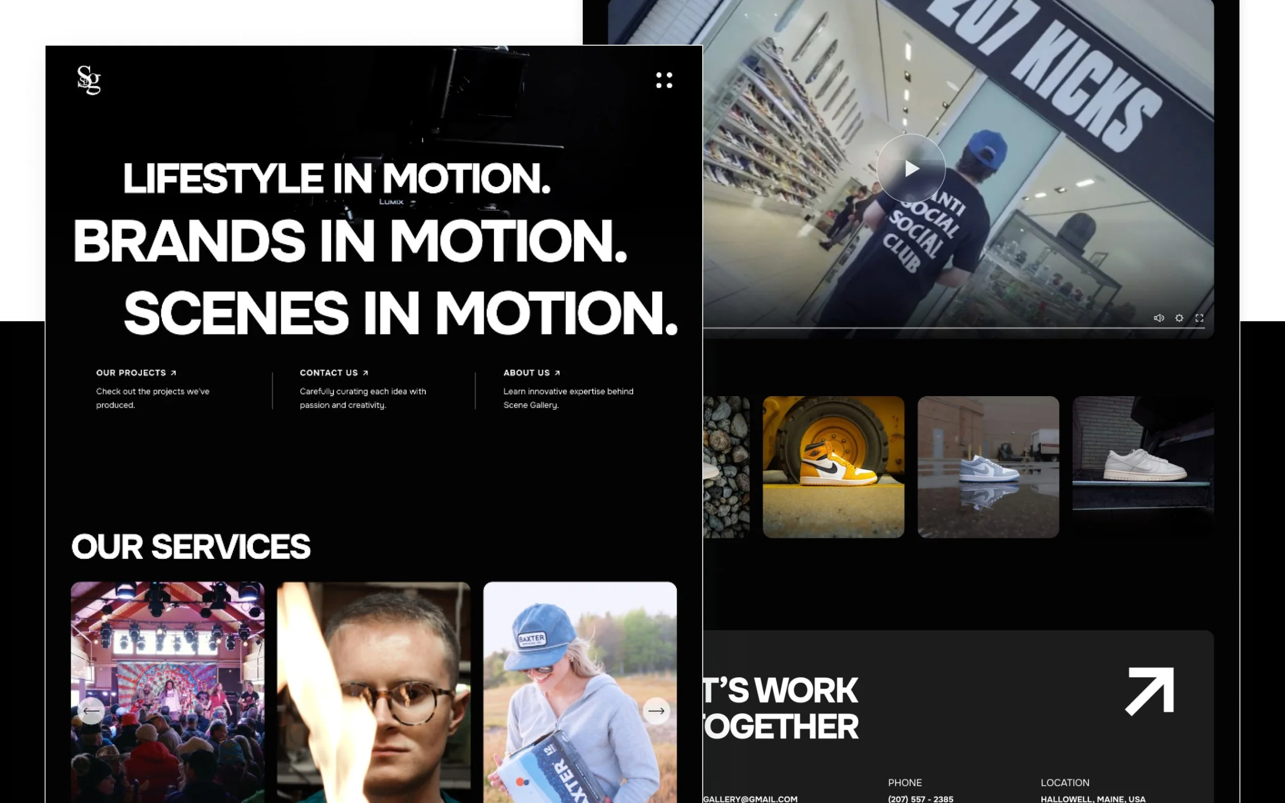 Scene Gallery Website Rebuild