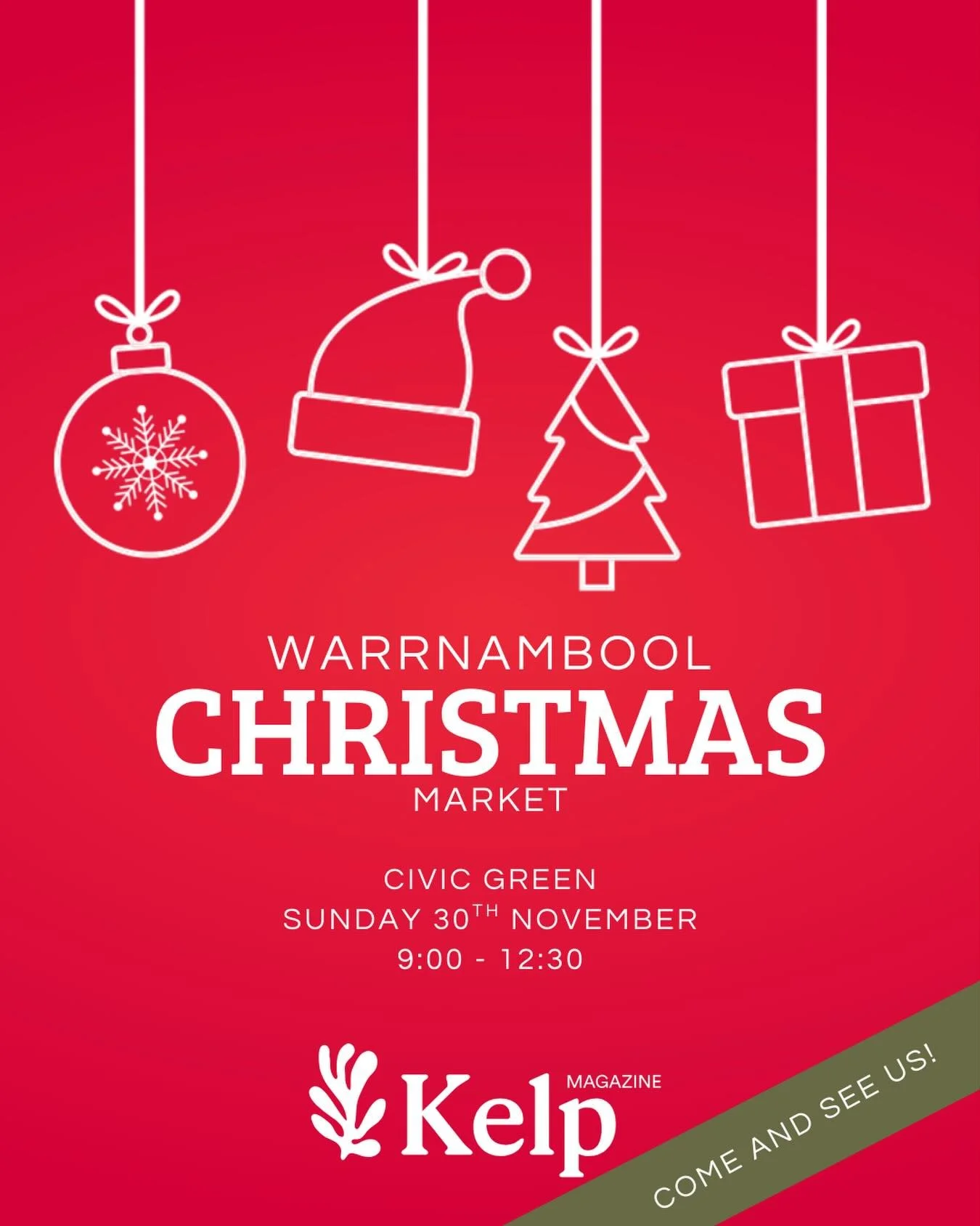 Come by this Sunday for the first Warrnambool Christmas market on the Civic Green (or Pacific Green as my kids and their friends call it!) from 9:00-12:30! 

We&rsquo;ll have wrapped copies of the magazines for you as well as our gorgeous Christmas g