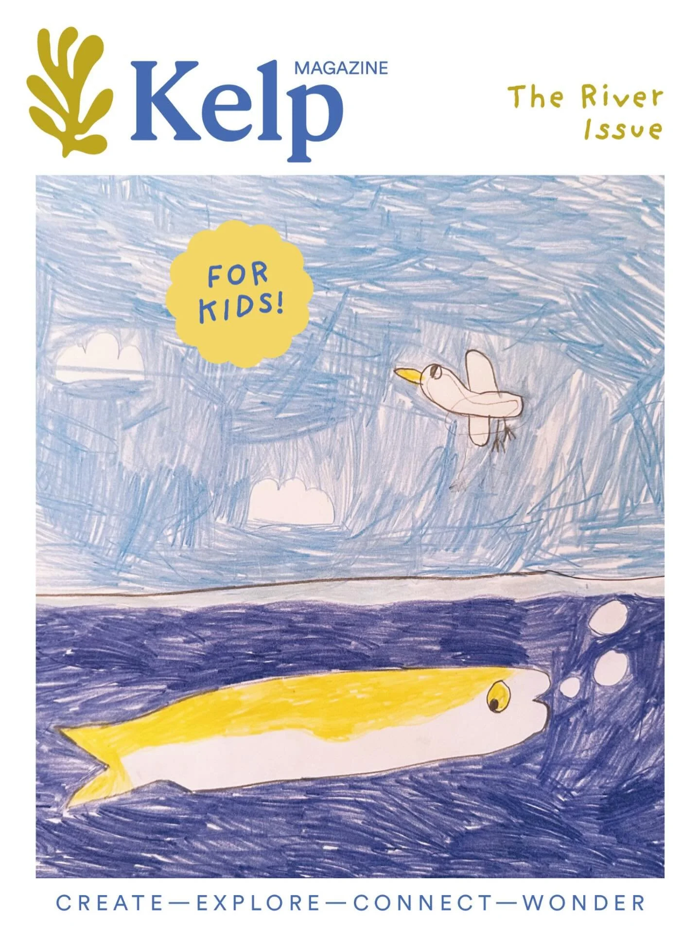 Introducing&hellip;The River Issue! Well, the fabulous front cover. This masterpiece was created by Julian, age 8. Support the ongoing production of this magazine for kids and families by preordering online now. The River Issue out soon 30th March 20