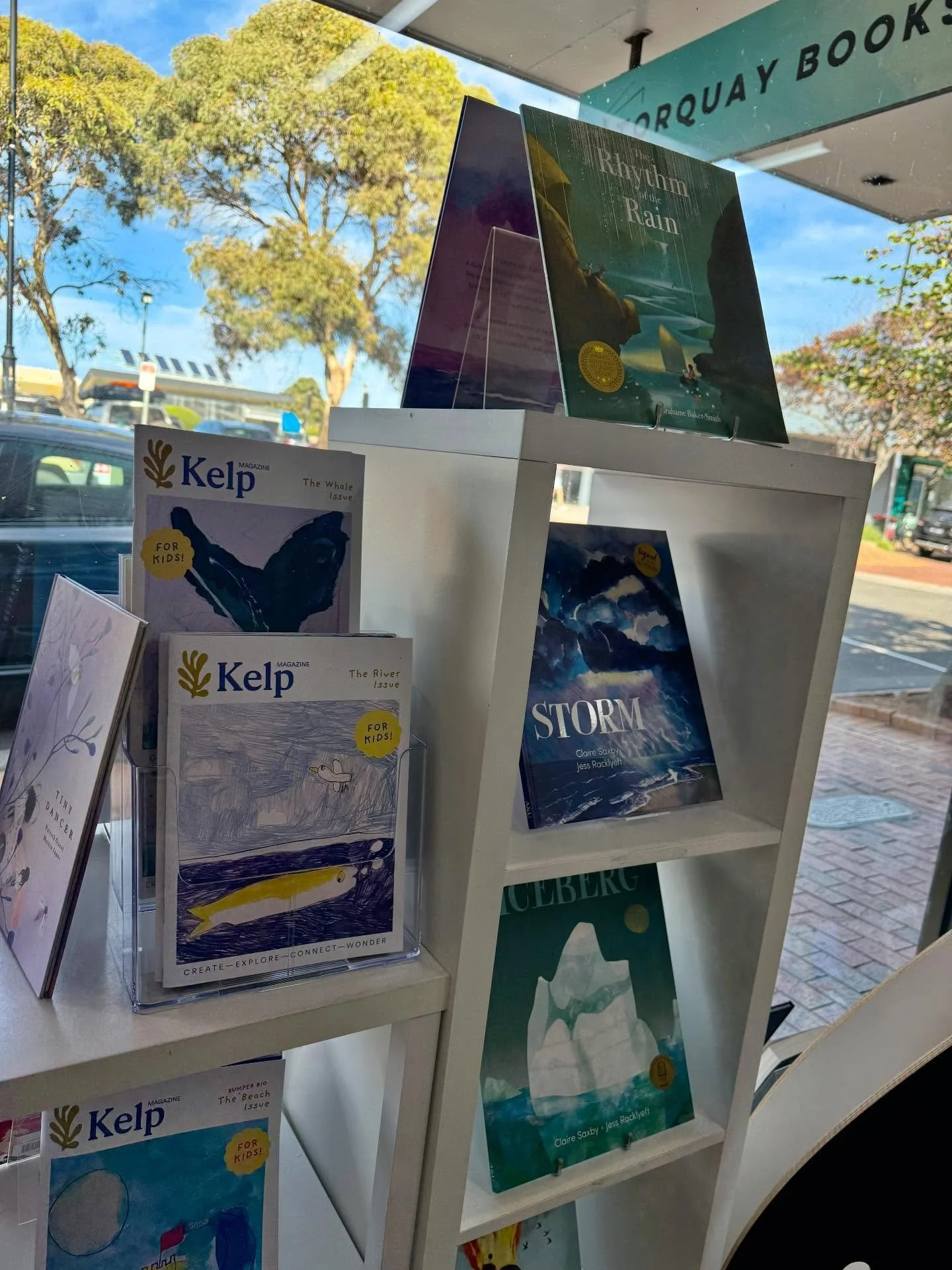 If you&rsquo;re in Torquay this weekend, make sure you pop into the beautiful Torquay books @torquaybooks for your literary fix! 

Kelp Magazine was spied by a friend (thanks @elisia_nichol !) and very excitingly, we&rsquo;re right next to some of Cl