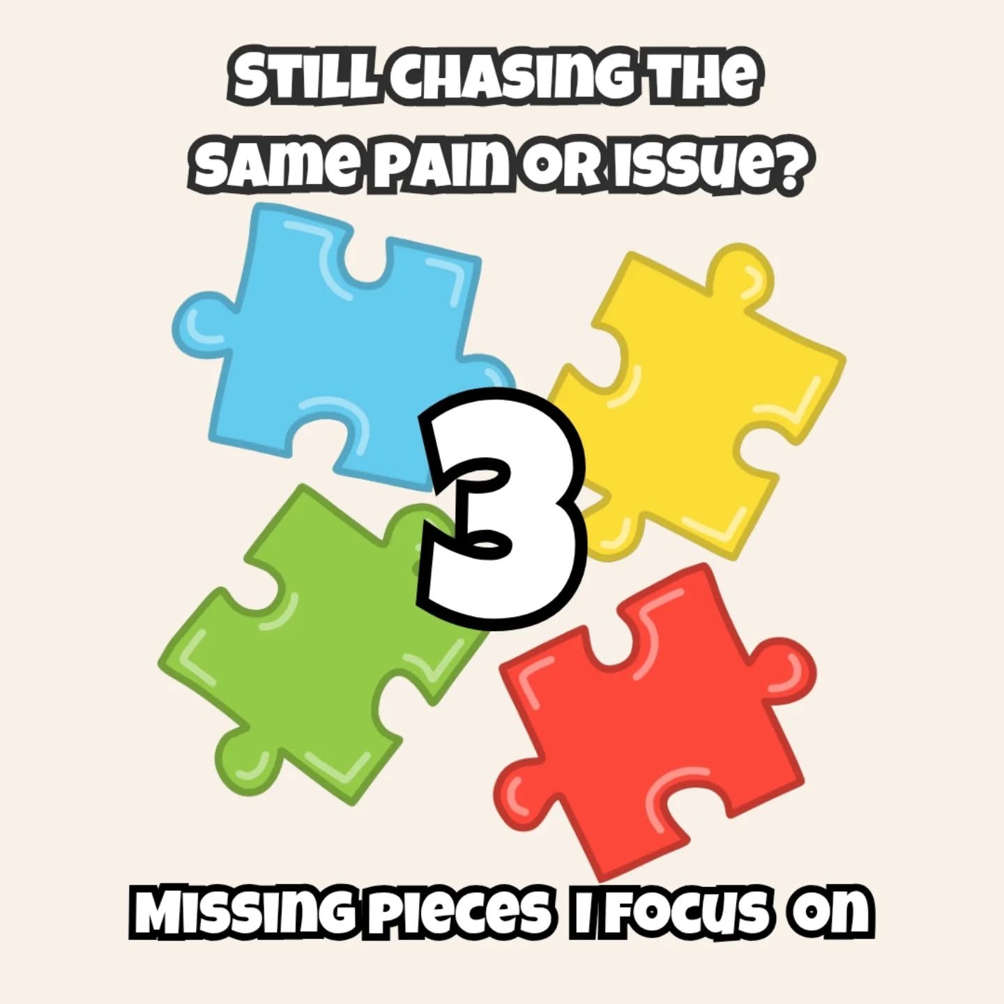 Still chasing the same pain or issue?
Sometimes it&rsquo;s not about doing more it&rsquo;s about looking in the right places.

Primitive reflexes, previous injuries, and sensory gaps can quietly drive ongoing symptoms until the nervous system feels s