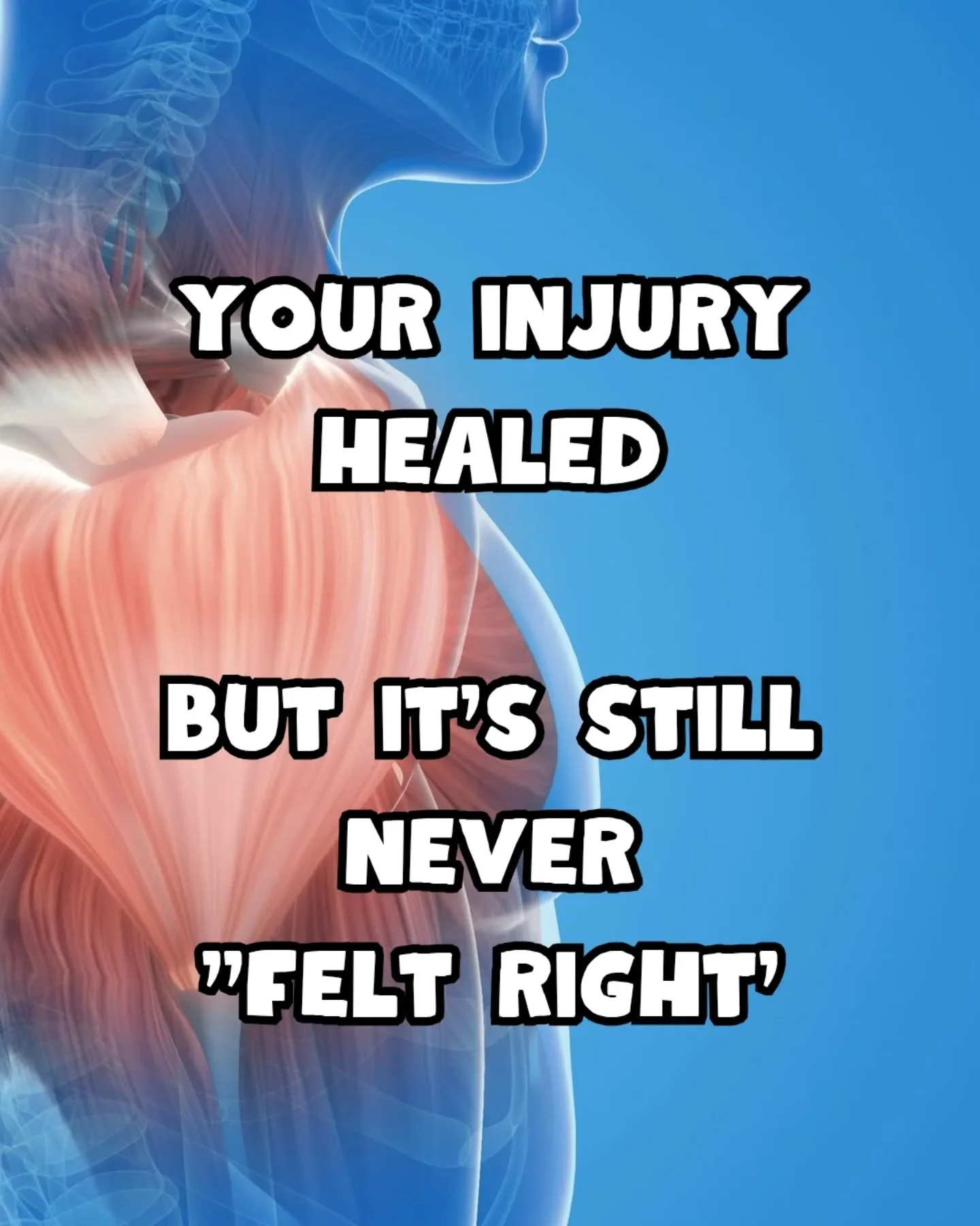A lot of people say: &ldquo;I&rsquo;ve never felt the same since that injury.&rdquo;

Not always because something is still damaged.

After an injury, the body can build protective patterns and compensations around that area that continue long after 