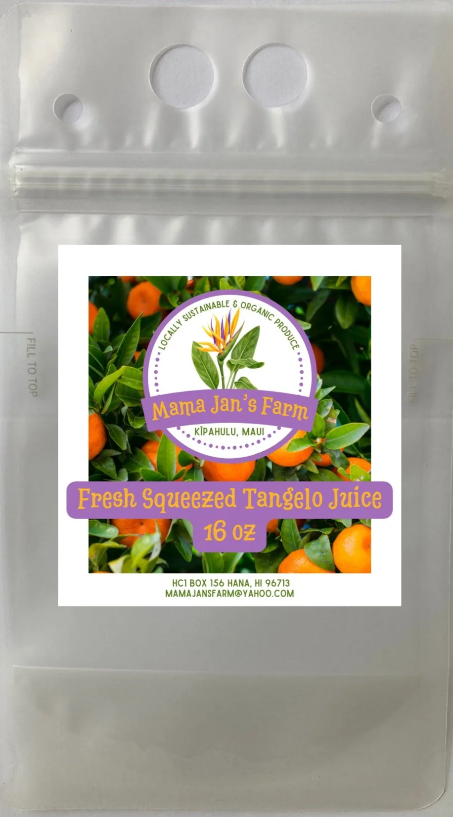 Fresh Squeezed Tangelo Juice