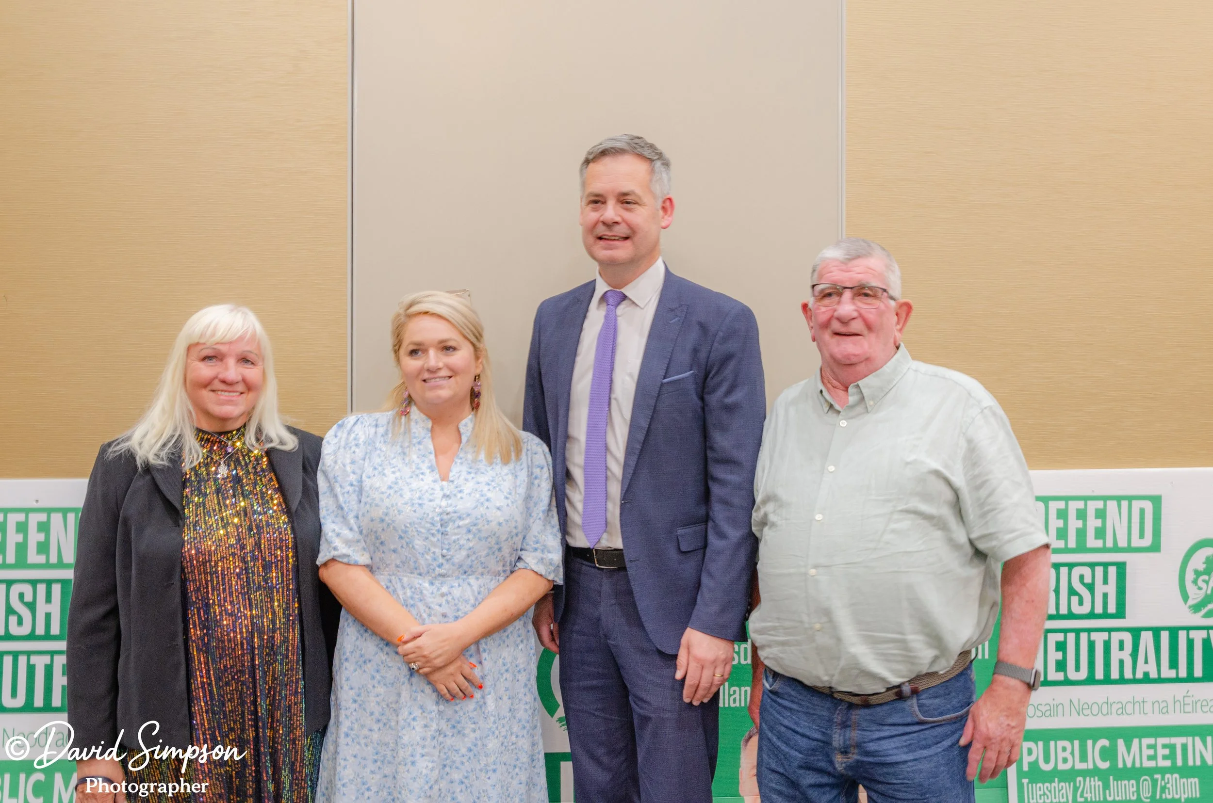 Sinn Féin Public Meeting Defend Irish Neutrality Pearse Doherty & Maria McCormick