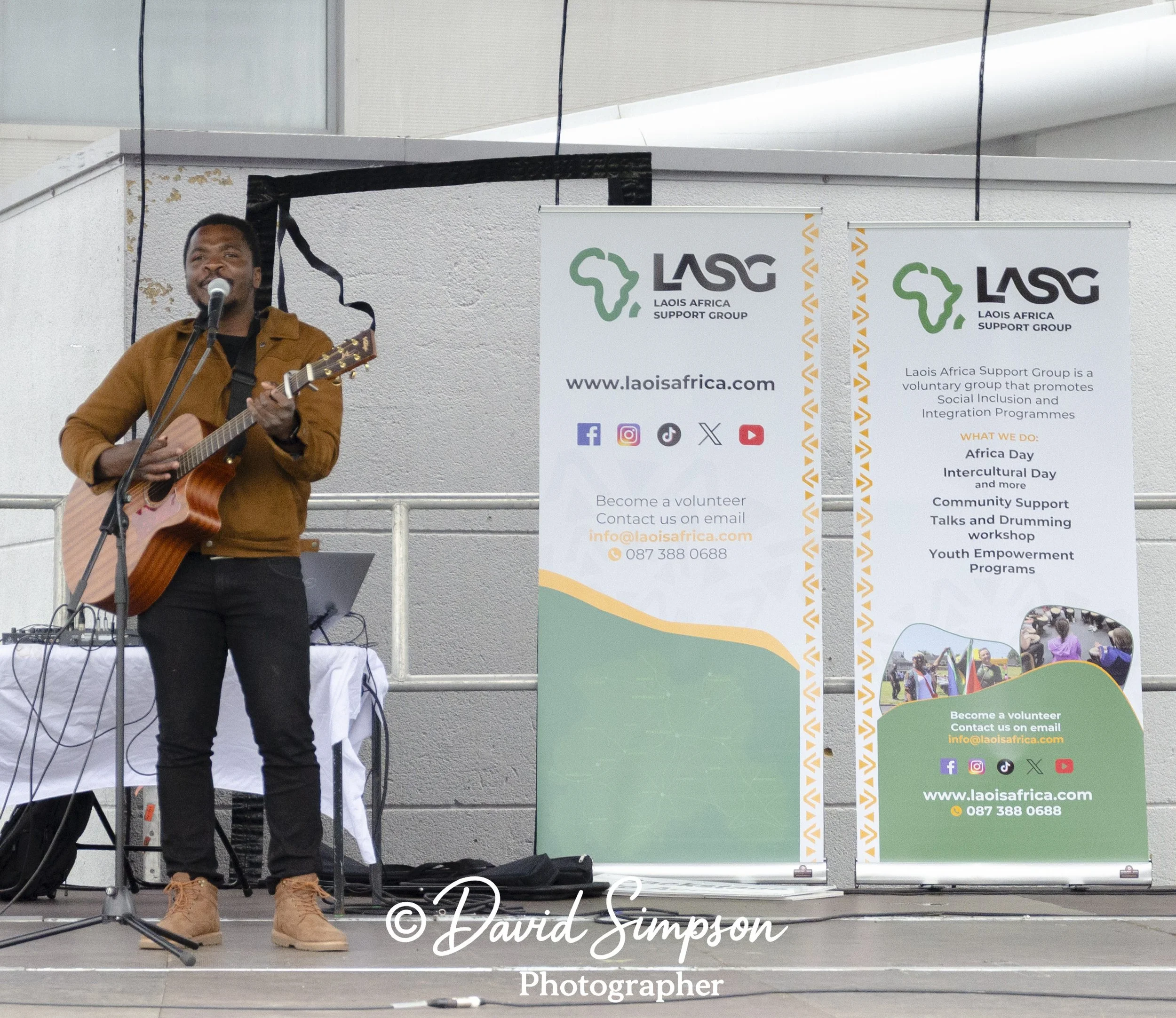 Laois Africa Day 2025 Guy Singing
