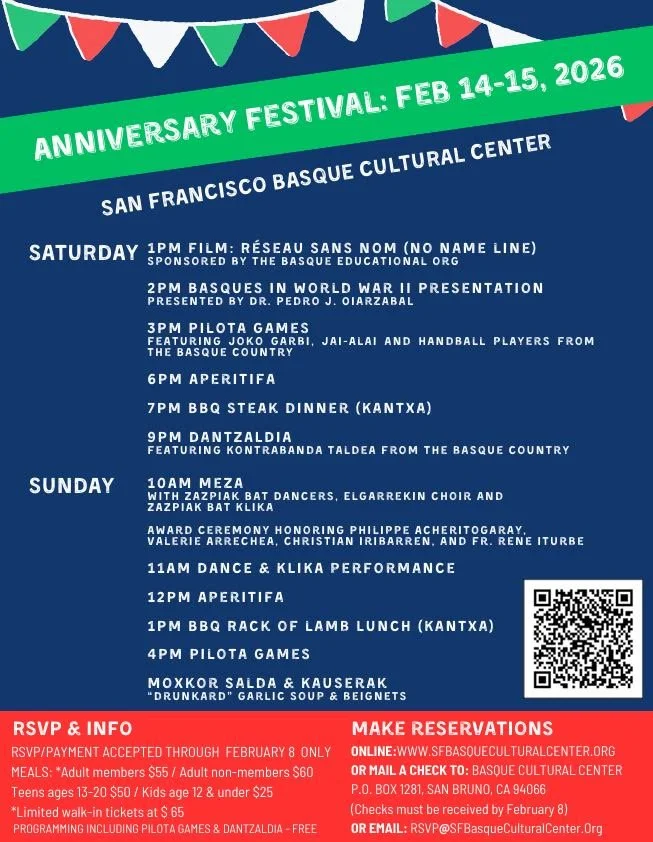San Fransisco Basque Cultural Center Anniversary Festival