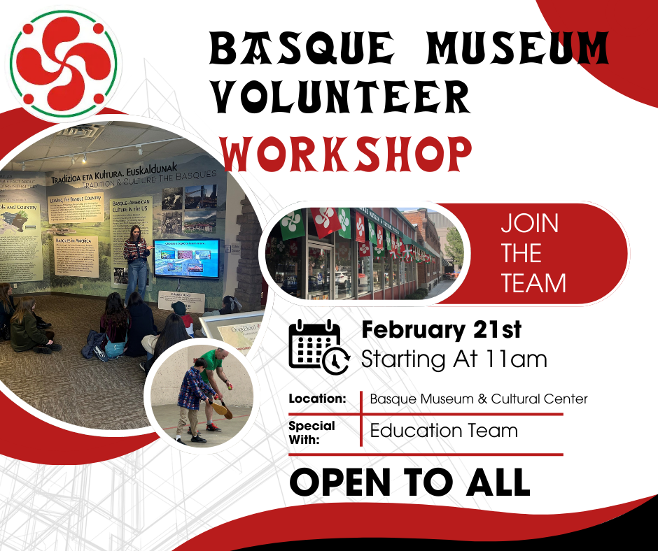 Basque Museum Volunteer Workshop