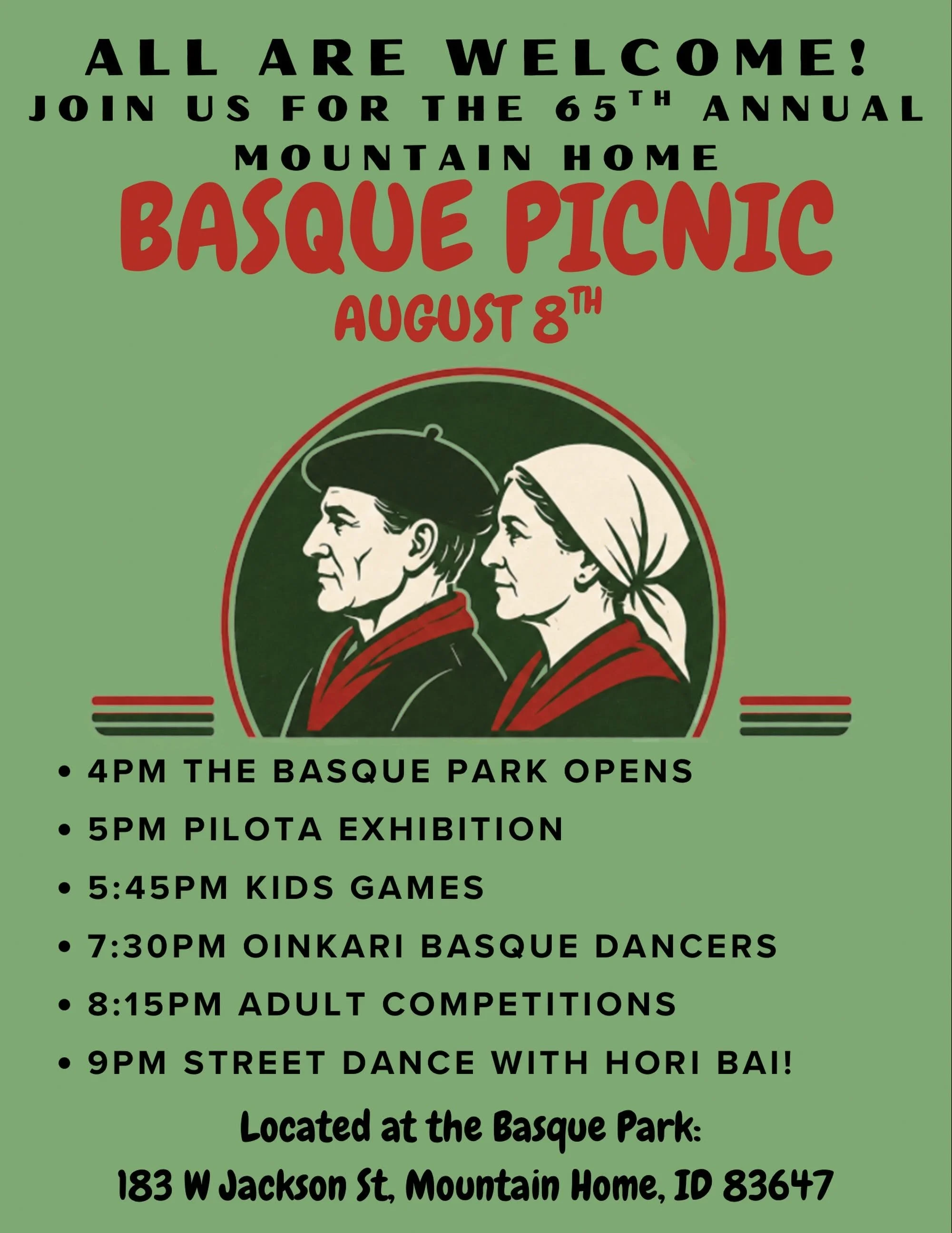 65th Annual Mountain Home Basque Picnic