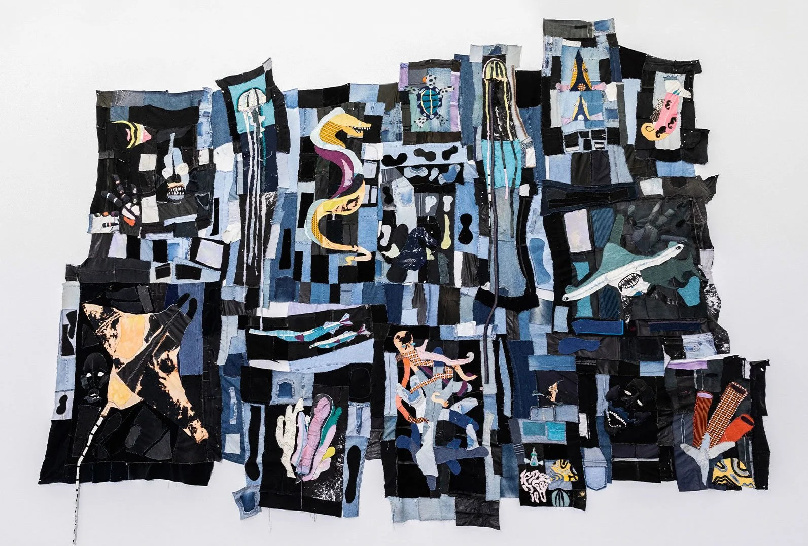 Tau Lewis' fabric assemblages offer new narratives of black histories