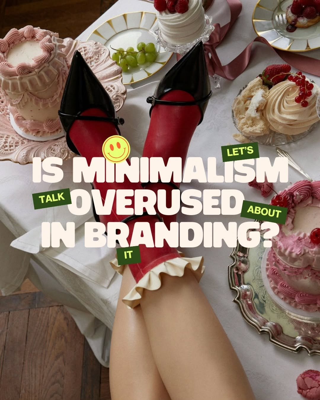 PLEASE DON'T GET ME WRONG I LOVE ME A CLEAN AND INTENTIONAL BRAND!

But when literally everyone is going minimal these days and I found myself had to squint a little bit to differentiate one brand with another, that's when I start asking questions (I
