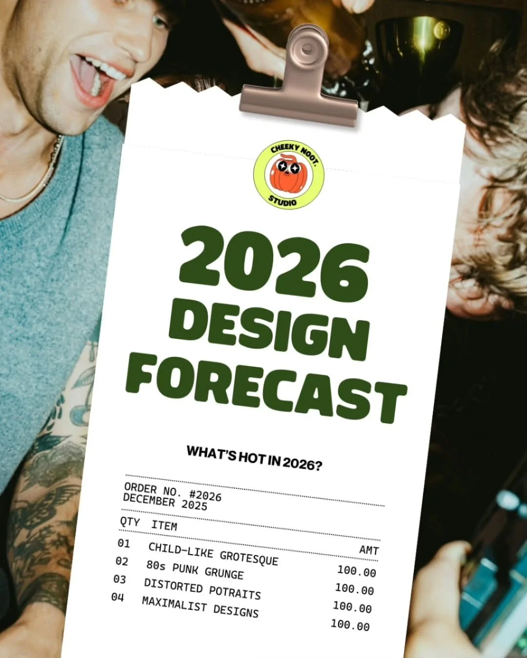 2026 is shaping up to be a wild one for design, and not the &ldquo;throw everything on the canvas and pray&rdquo; kind of wild.

It&rsquo;s intentional, strategic, human-first, and messy. The kind of messy that actually makes you feel something becau