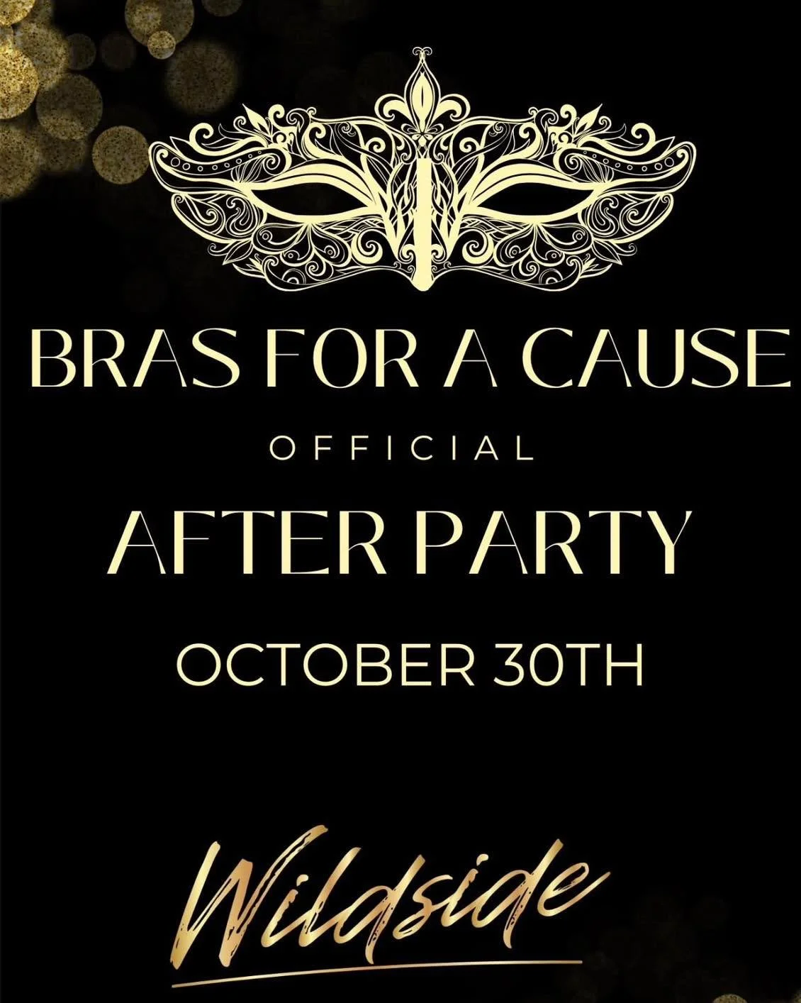 ✨Join us for the official Bras for a Cause After Party at Wildside after tomorrow nights big show down! 🎉💃

Keep the good vibes rolling with music, drinks, and celebration &mdash; because supporting a great cause deserves a wild finish! 🍸🎗️

#Bra