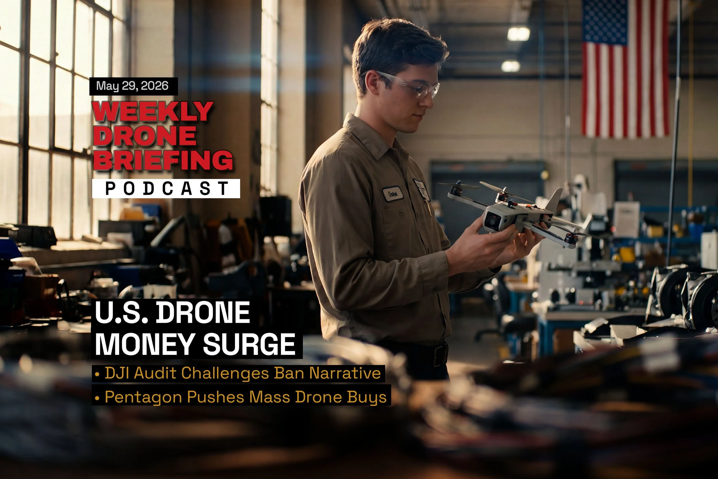 Red Raven UAS Weekly Briefing: The U.S. Drone Industrial Base Surge, the DJI Ban Narrative Cracks, and Matternet Goes Public (May 29, 2026)