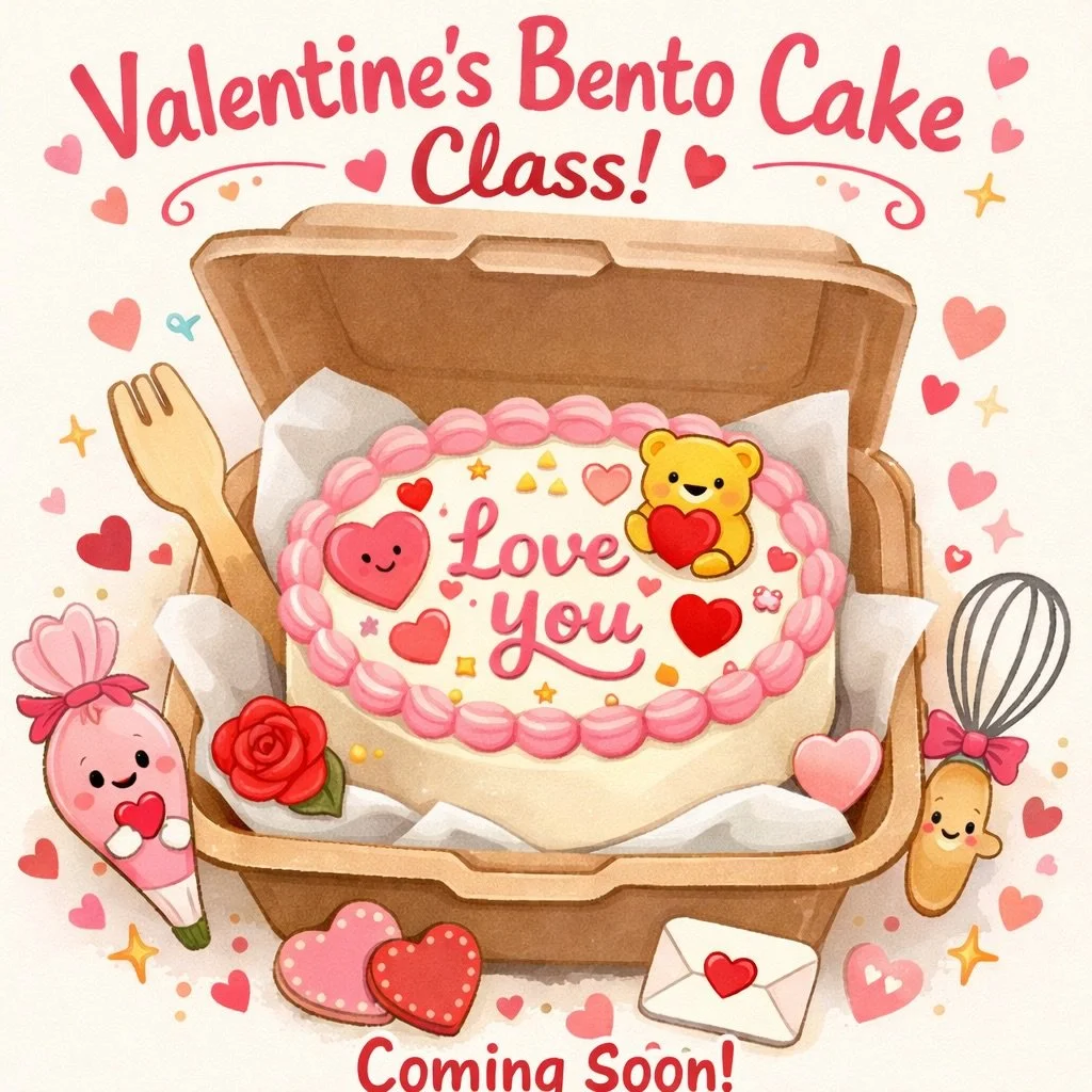 We&rsquo;re so excited to announce we&rsquo;re going to be hosting our first ever decorating class! Keep an eye on this space for details in the coming days! 🩷 #bentocake #cakedecorating #lowellma