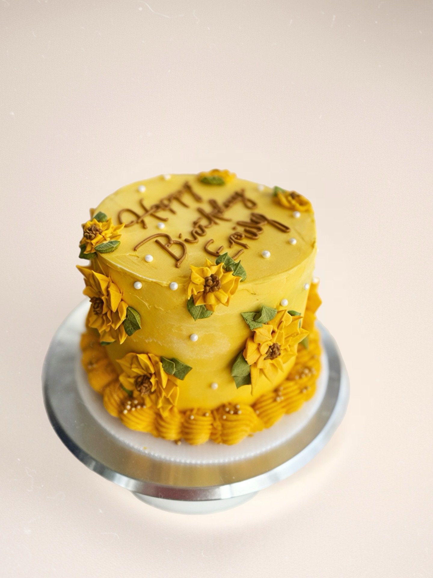 Chocolate with raspberry filling 😋 
Happy birthday Emily!