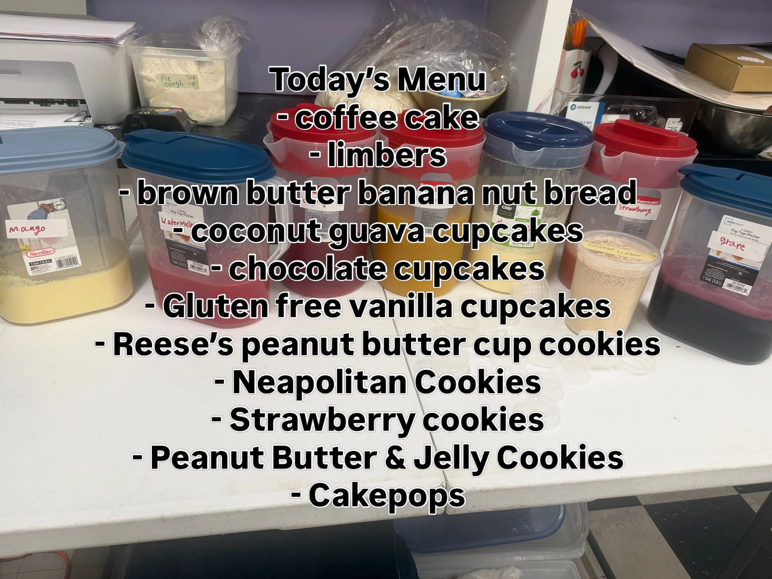 Menu 7/19 
📍 1794 Bridge St #13A Dracut 
9am - 4pm