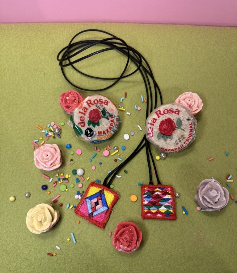 Embroidered Scapulars with Verses/Poems
