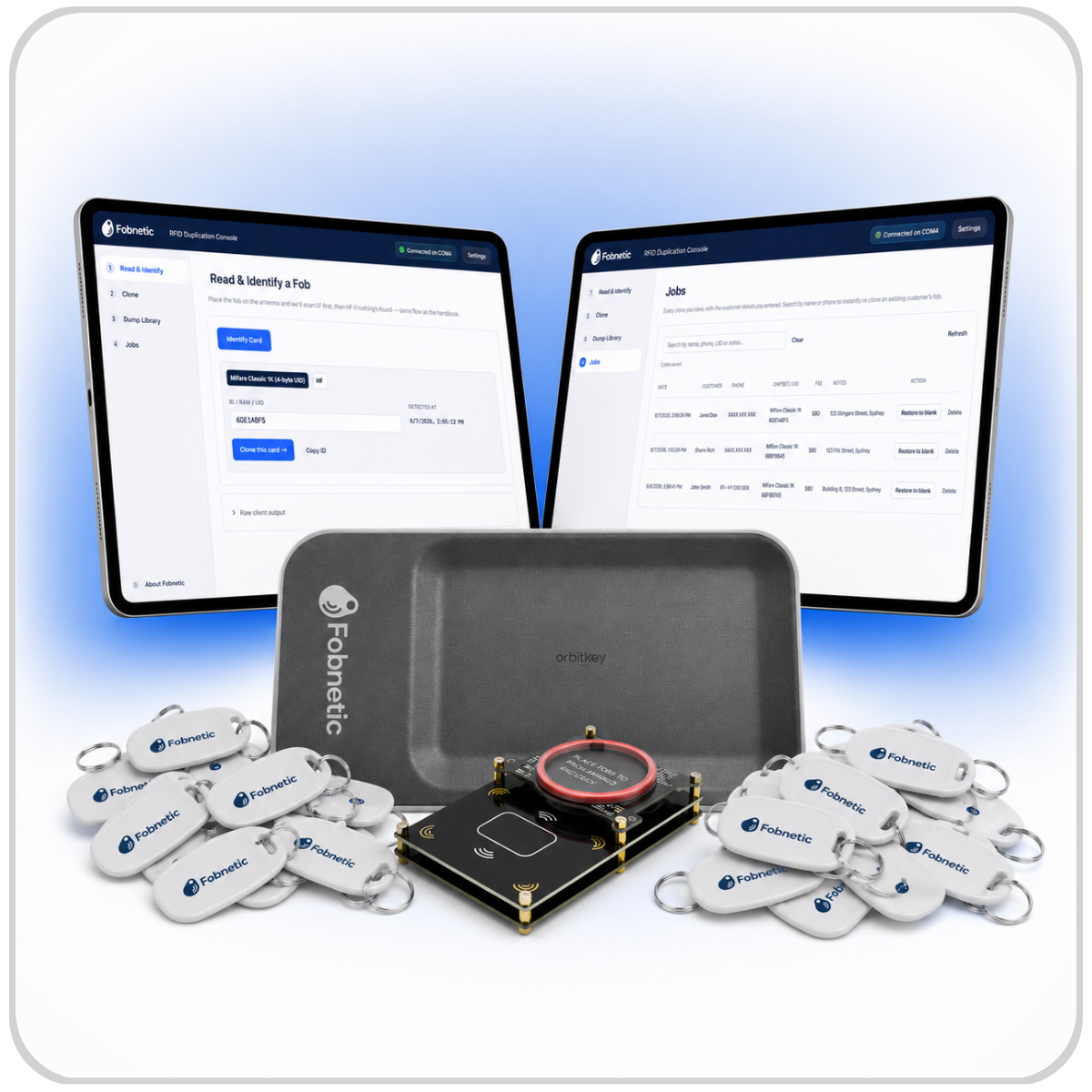 RFID Kit (Includes 20 Key Fobs)