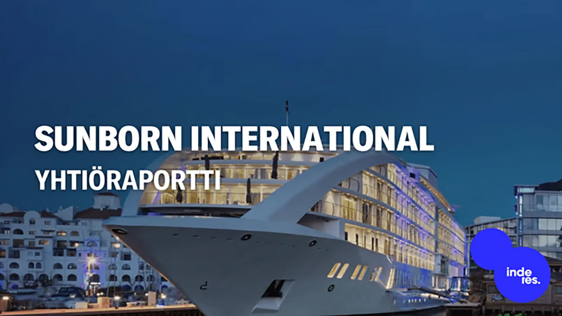 Sunborn International Q3'25: Investment cycle runs away