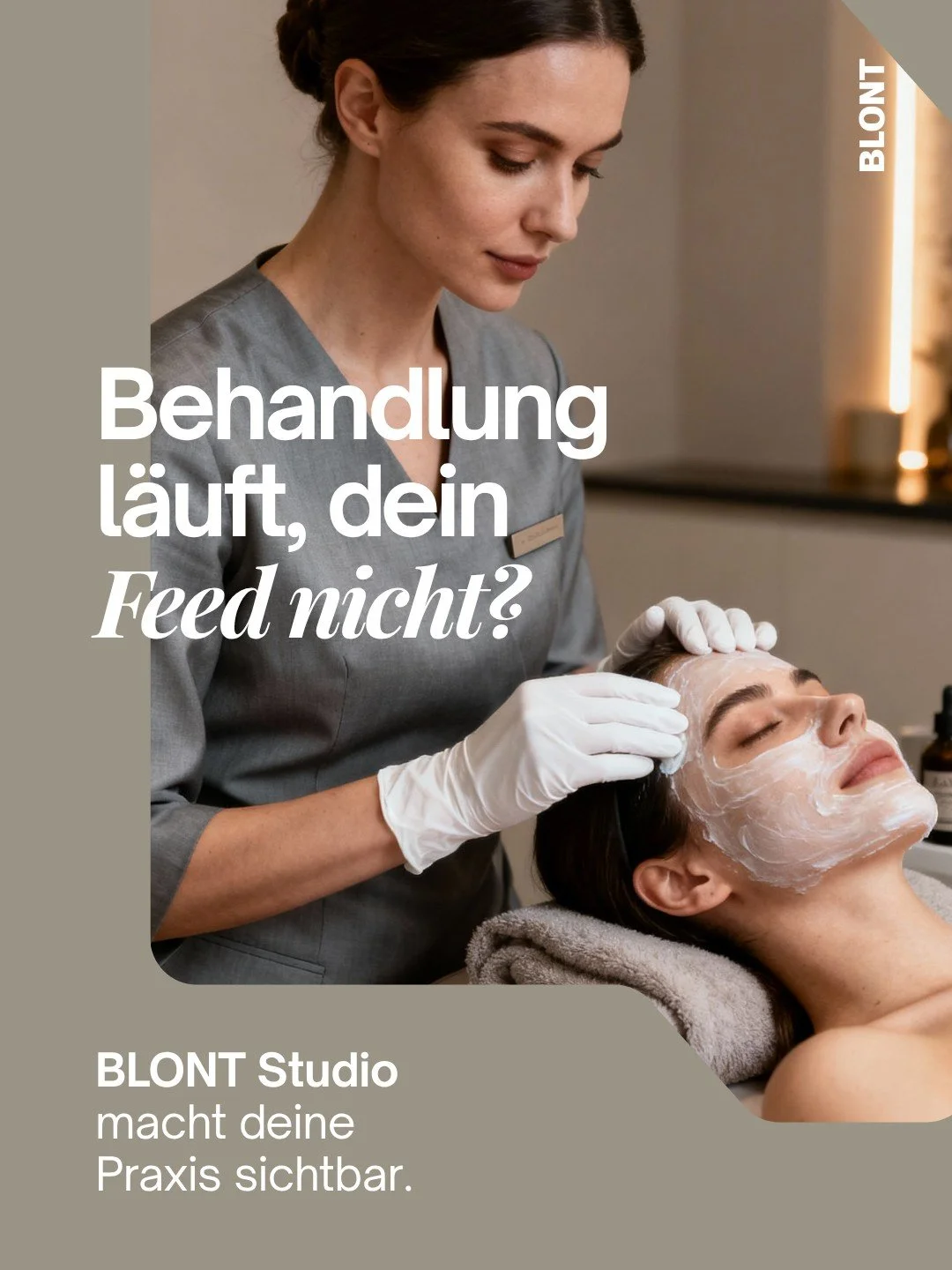Dein Behandlungskalender ist voll. Dein Social Media Account leer.
Klassiker.�
Zwischen Erstgespr&auml;ch, Hautanalyse und Treatments bleibt einfach keine Zeit f&uuml;r &ldquo;mal eben schnell Content machen&rdquo;.
Verstehen wir. Aber online sieht m