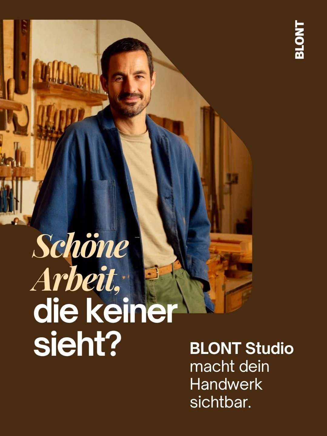 Baustelle l&auml;uft. Social nicht.
Fotos machen, Texte schreiben, posten?
Ist nicht dein Ding. Muss es auch nicht.

Social ist unser Handwerk.
Wir zeigen deine Arbeit online, wie sie ist: sauber, ehrlich, professionell.
Ob Rohbau oder fertiges Proje