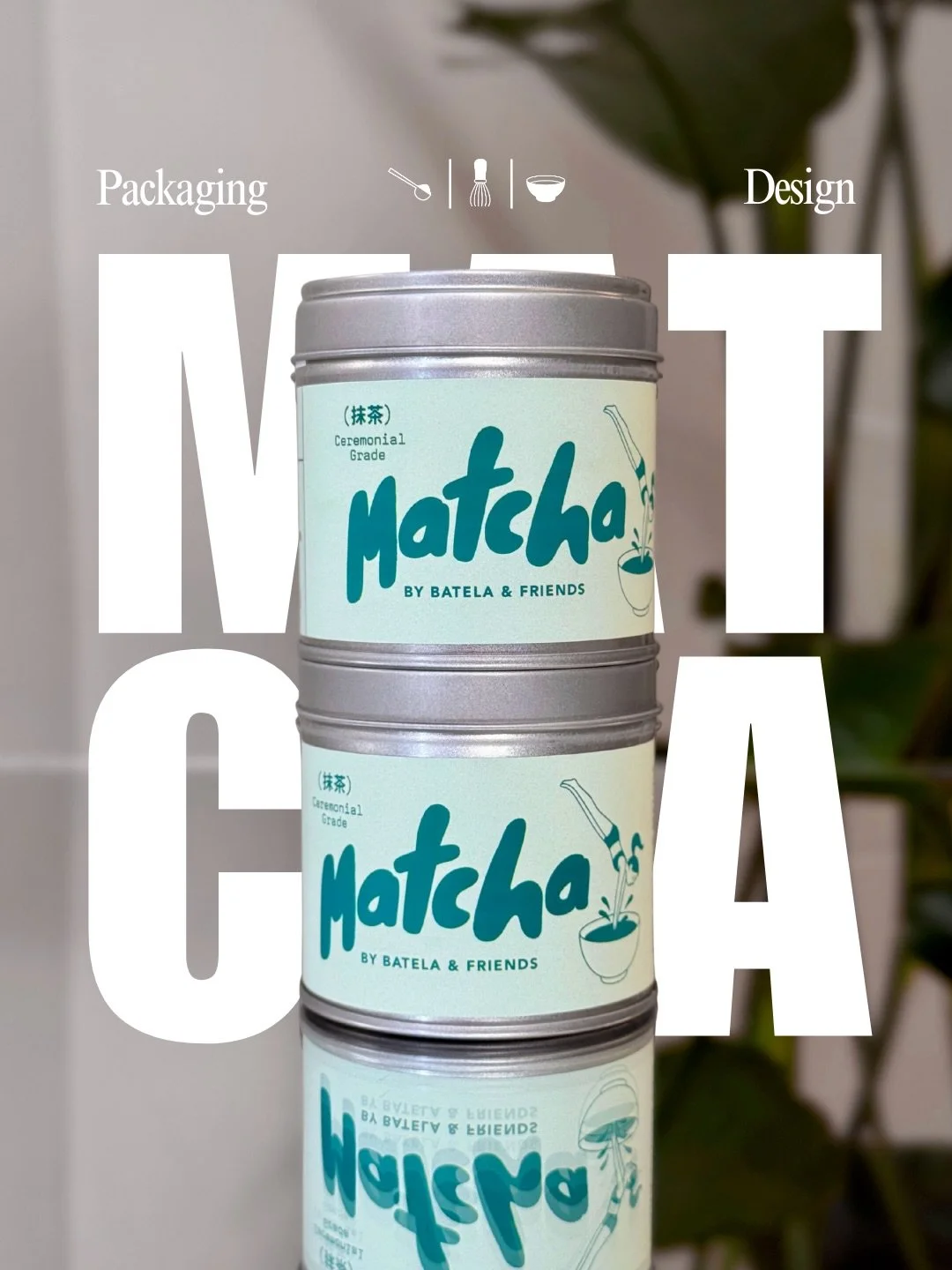 Packaging design done right.
@batelafriends bringen ihr eigenes Ceremonial Grade Matcha Pulver ins Regal. Und wir das Design auf die Dose.

Wir sagen: it&lsquo;s a match(a). 🍵
Zwischen Produkt &amp; Verpackung.
Zwischen Batela &amp; BLONT.

&rarr; G